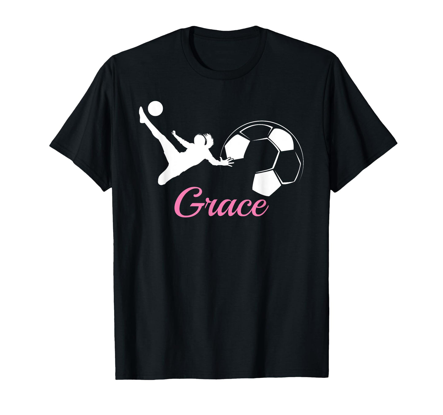 Grace Name Gift Personalized Soccer T-Shirt - Fun Novelty Design Men Women - T-Shirt, Sweatshirt, Hoodie