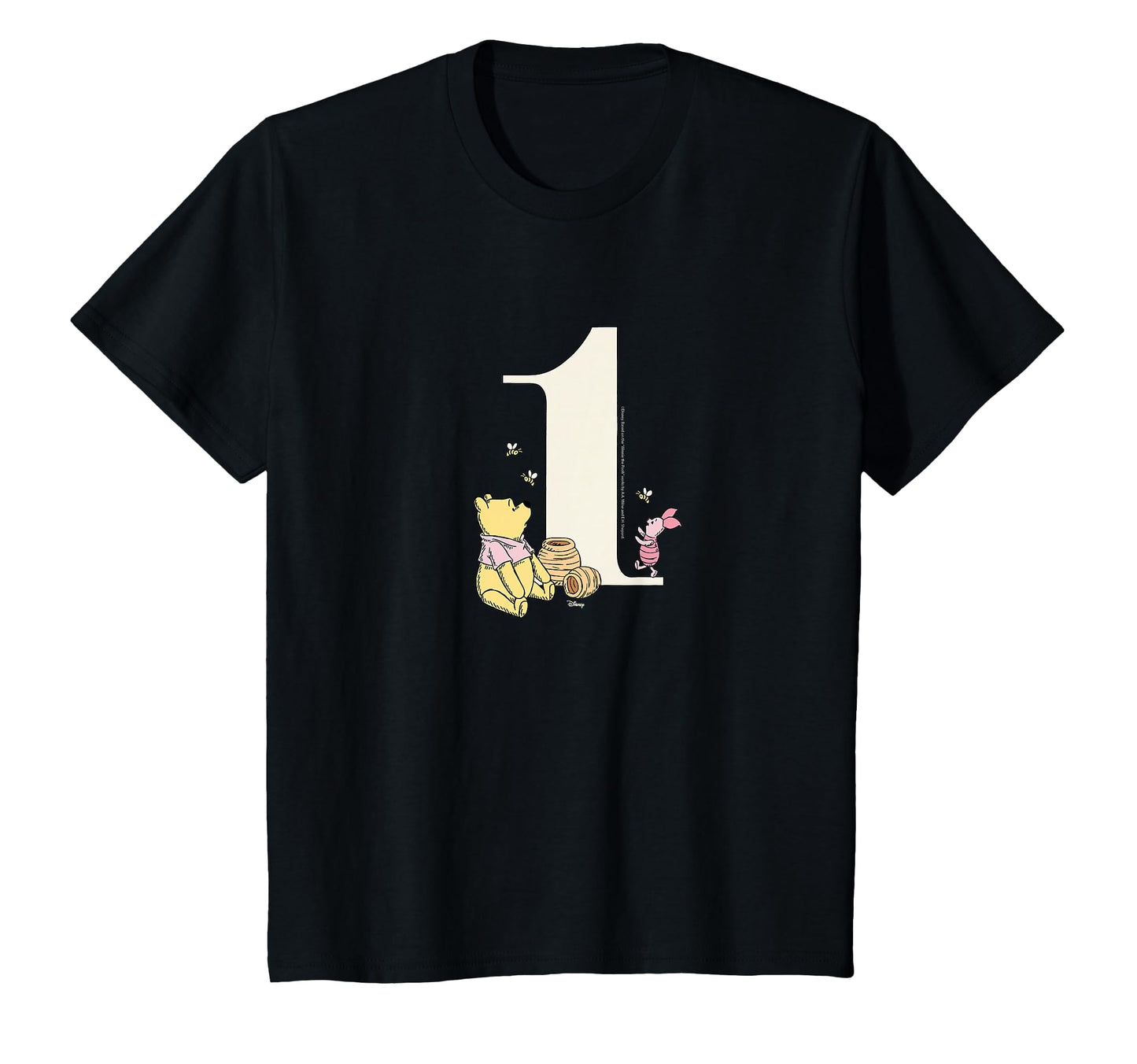 Winnie Pooh Pooh Piglet Birthday One T-Shirt - Aesthetic Graphic Unisex - T-Shirt, Sweatshirt, Hoodie