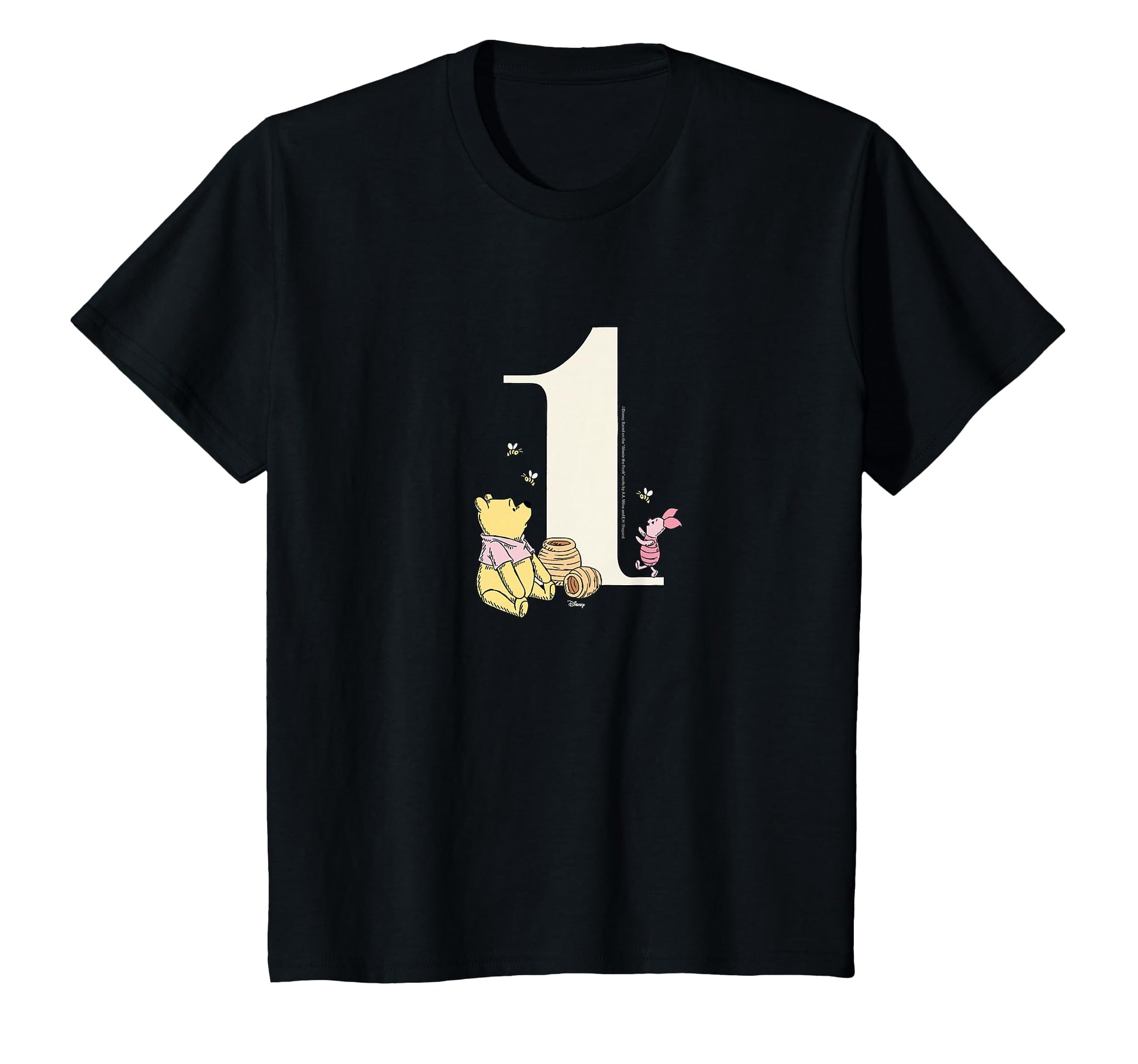 Winnie Pooh Pooh Piglet Birthday One T-Shirt - Aesthetic Graphic Unisex - T-Shirt, Sweatshirt, Hoodie
