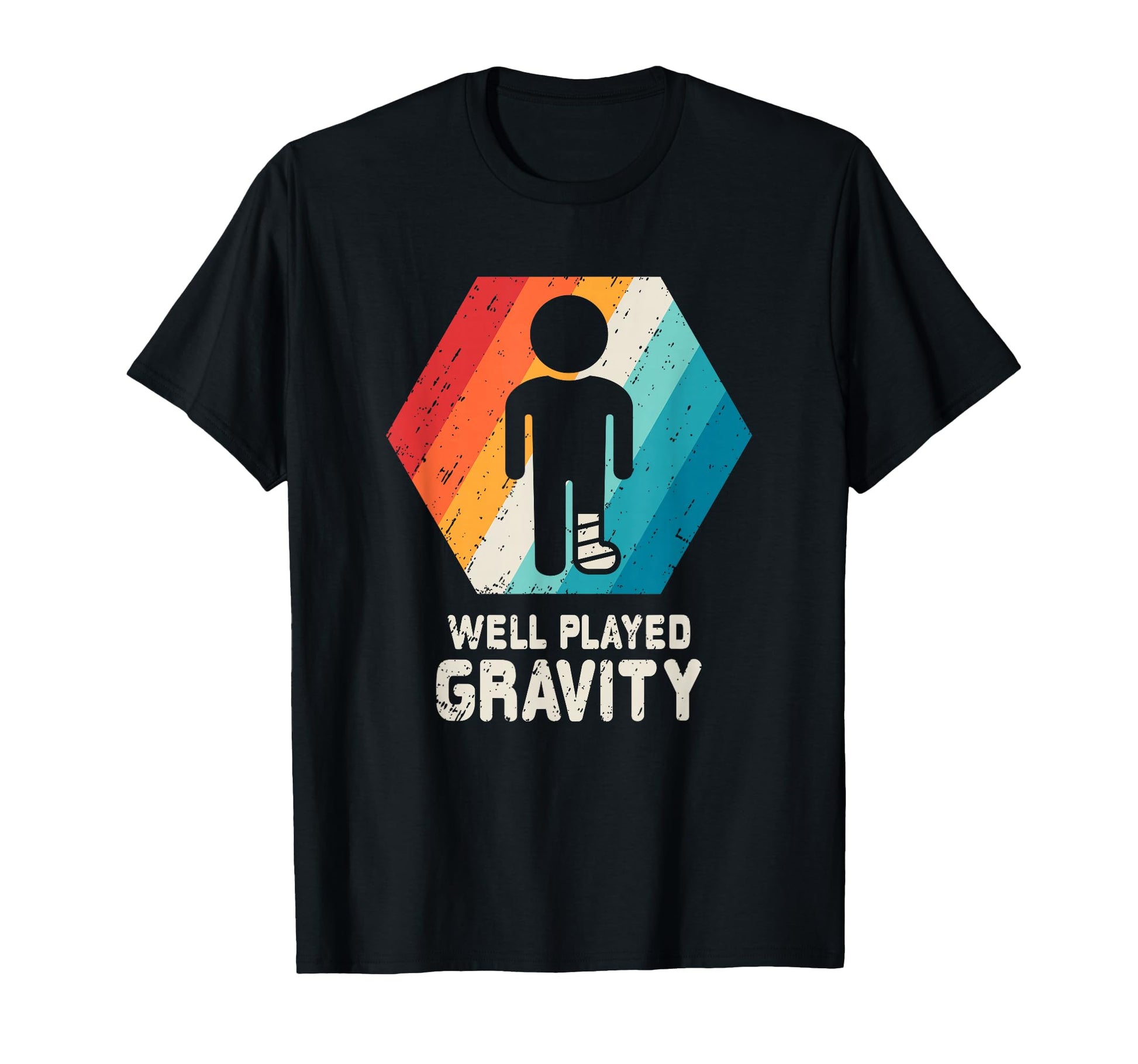 Broken Leg Ankle Knee Foot Injury Get Well T-Shirt - Trendy Graphic Unisex - T-Shirt, Sweatshirt, Hoodie