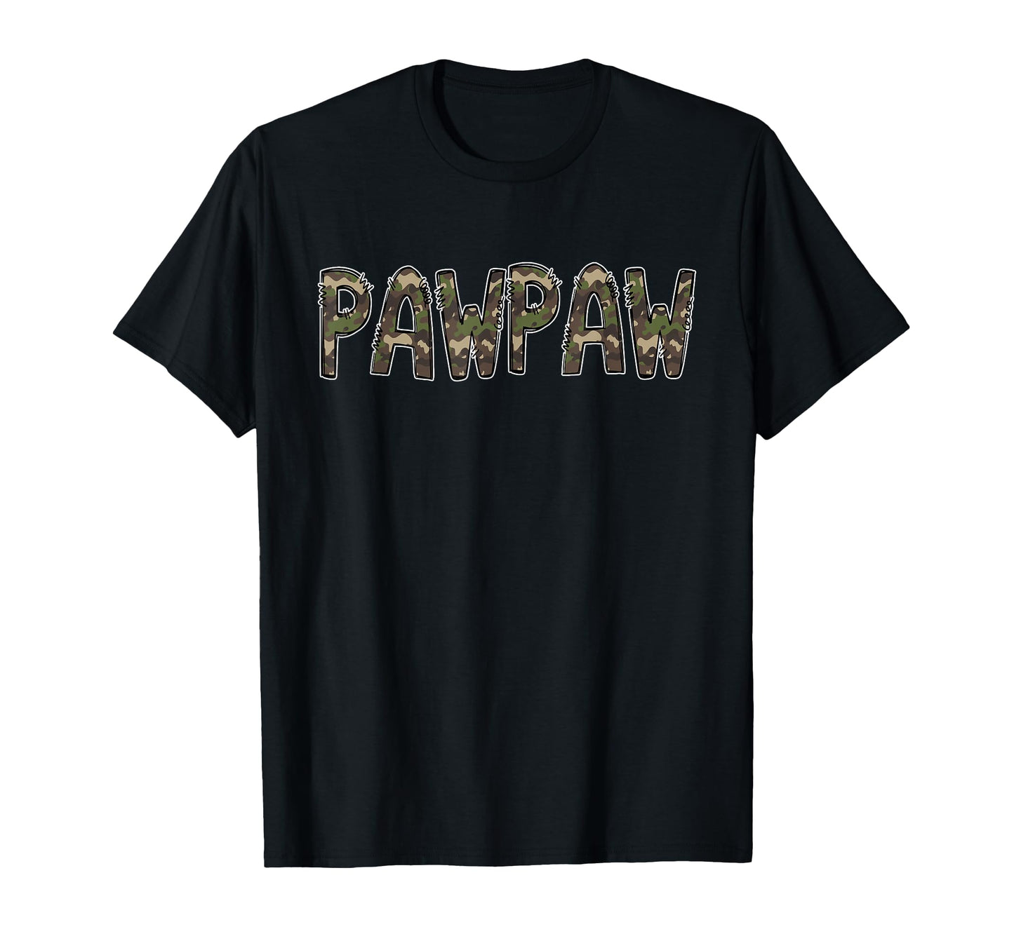Camouflage Hunter Grandpa Pawpaw Hunting T-Shirt - Minimalist Print Unisex - T-Shirt, Sweatshirt, Hoodie