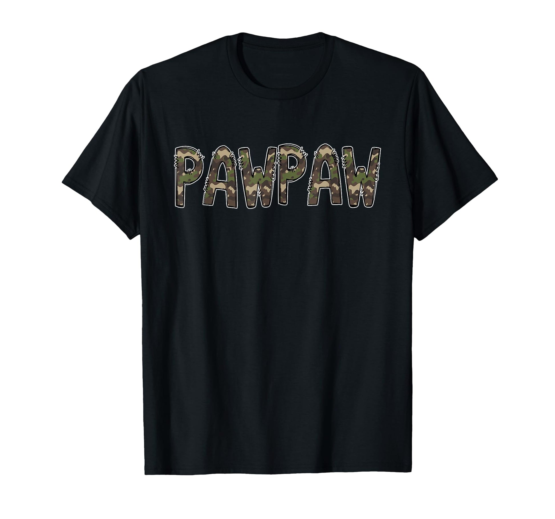 Camouflage Hunter Grandpa Pawpaw Hunting T-Shirt - Minimalist Print Unisex - T-Shirt, Sweatshirt, Hoodie