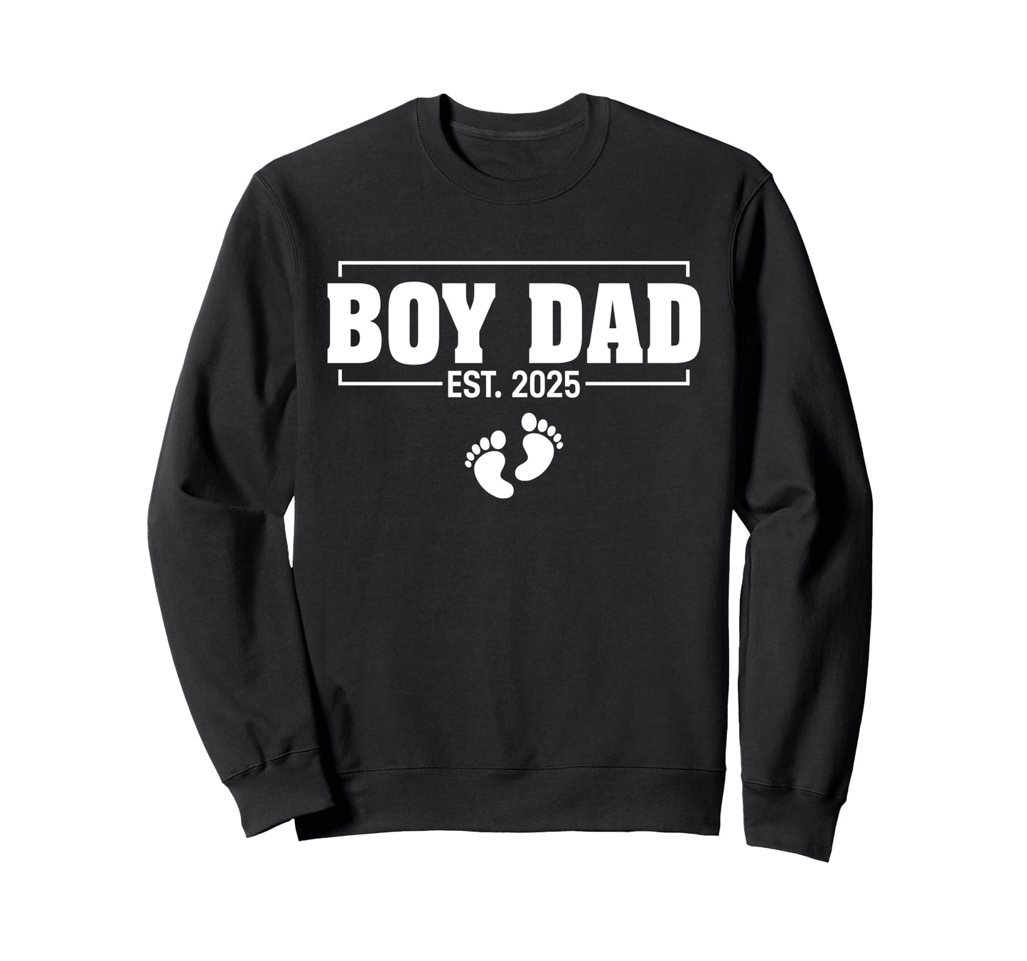 Dad Est 2025 Fathers Day Loading Sweatshirt - Novelty Apparel for Adults - T-Shirt, Sweatshirt, Hoodie