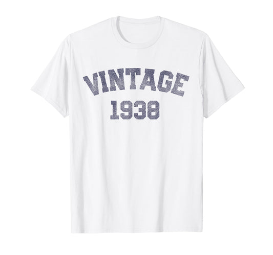 1938 Birthday 88Th Bday 88 Years Old T-Shirt - Minimalist Print Men Women - T-Shirt, Sweatshirt, Hoodie