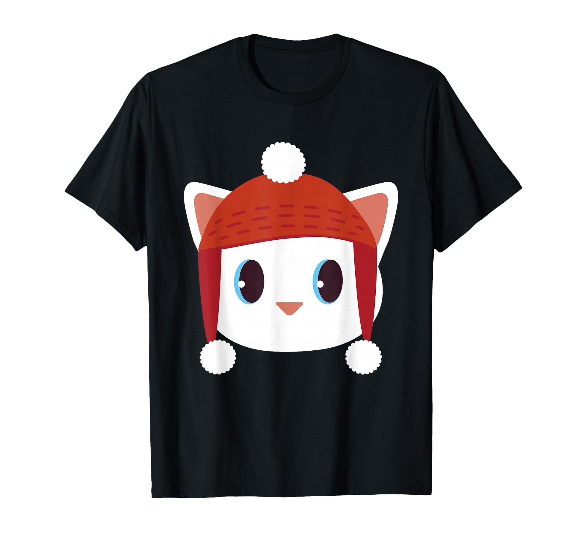 Cat Beanie Beany Warm Wool Hat Winter T-Shirt - Minimalist Print Men Women - T-Shirt, Sweatshirt, Hoodie