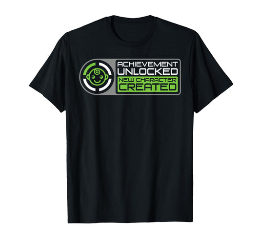 Achievement Unlocked Funny Gamer Dad T-Shirt - Custom Art Print Unisex - T-Shirt, Sweatshirt, Hoodie