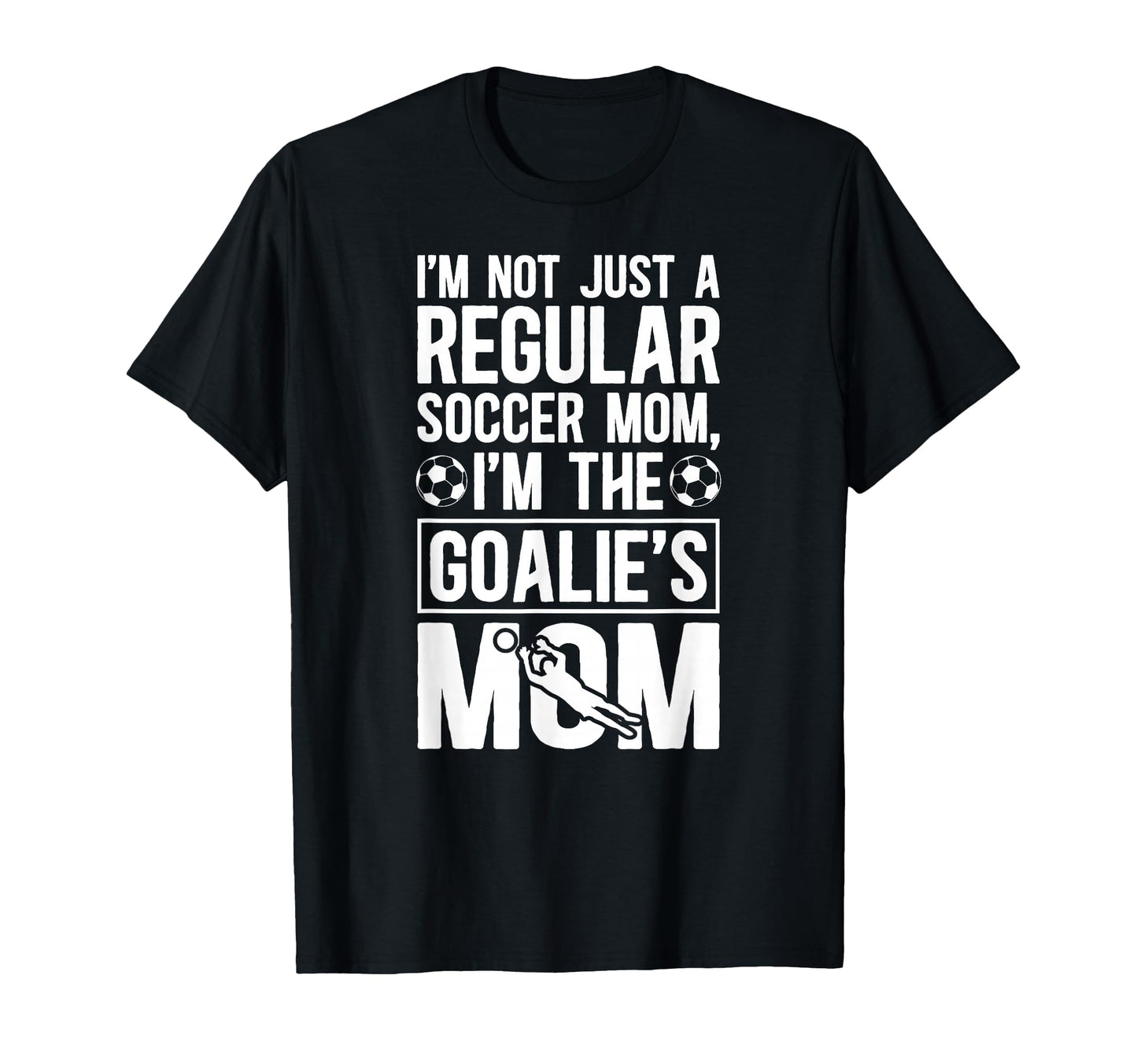 Im Soccer Goalkeeper Mom Soccer T-Shirt - Minimalist Print Men Women - T-Shirt, Sweatshirt, Hoodie