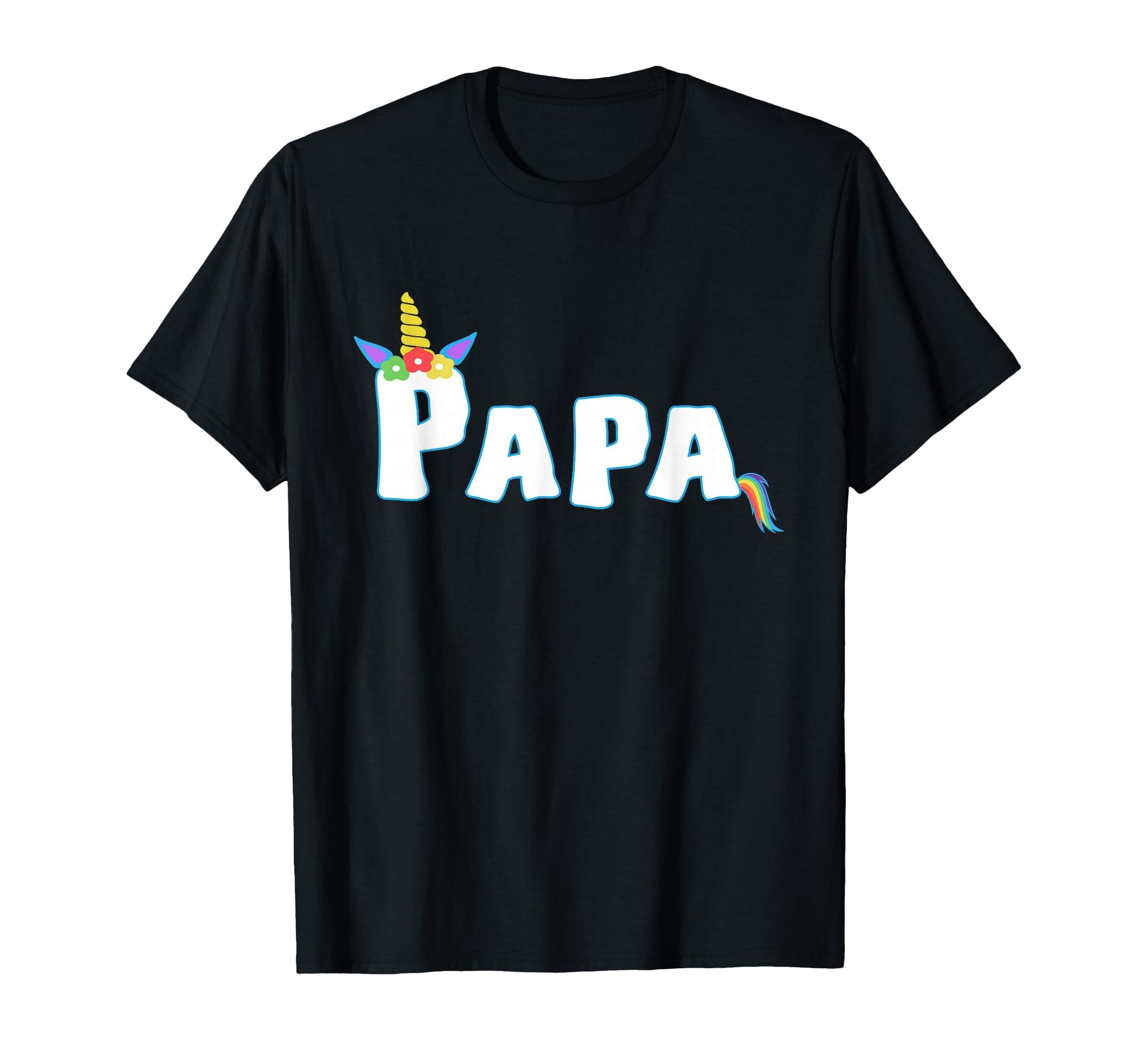 Unicorn Birthday Funny Papa Grandpa T-Shirt - Novelty Apparel for Adults - T-Shirt, Sweatshirt, Hoodie