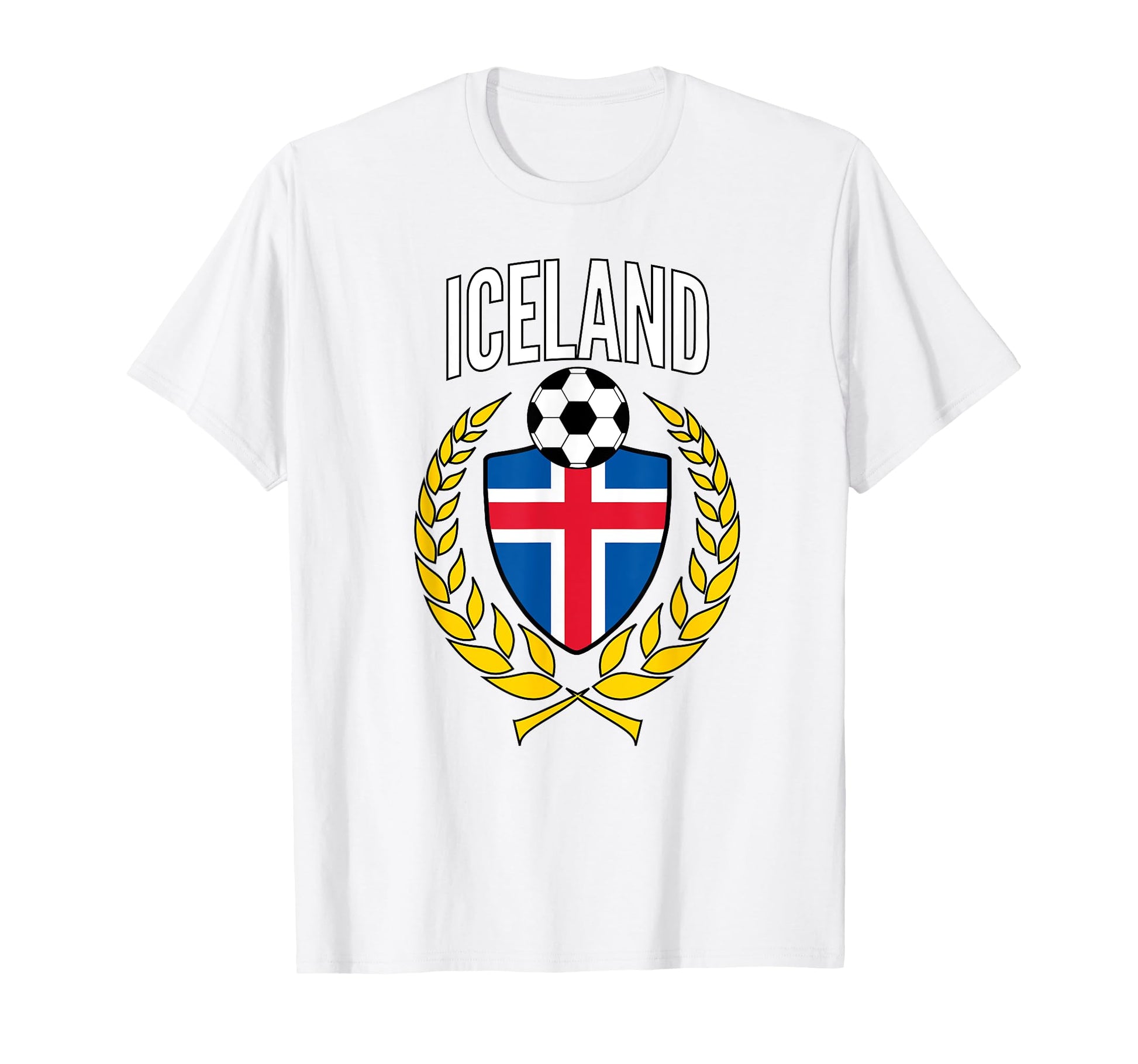 Iceland Soccer Jersey Football Fan T-Shirt - Streetwear Style for Adults - T-Shirt, Sweatshirt, Hoodie