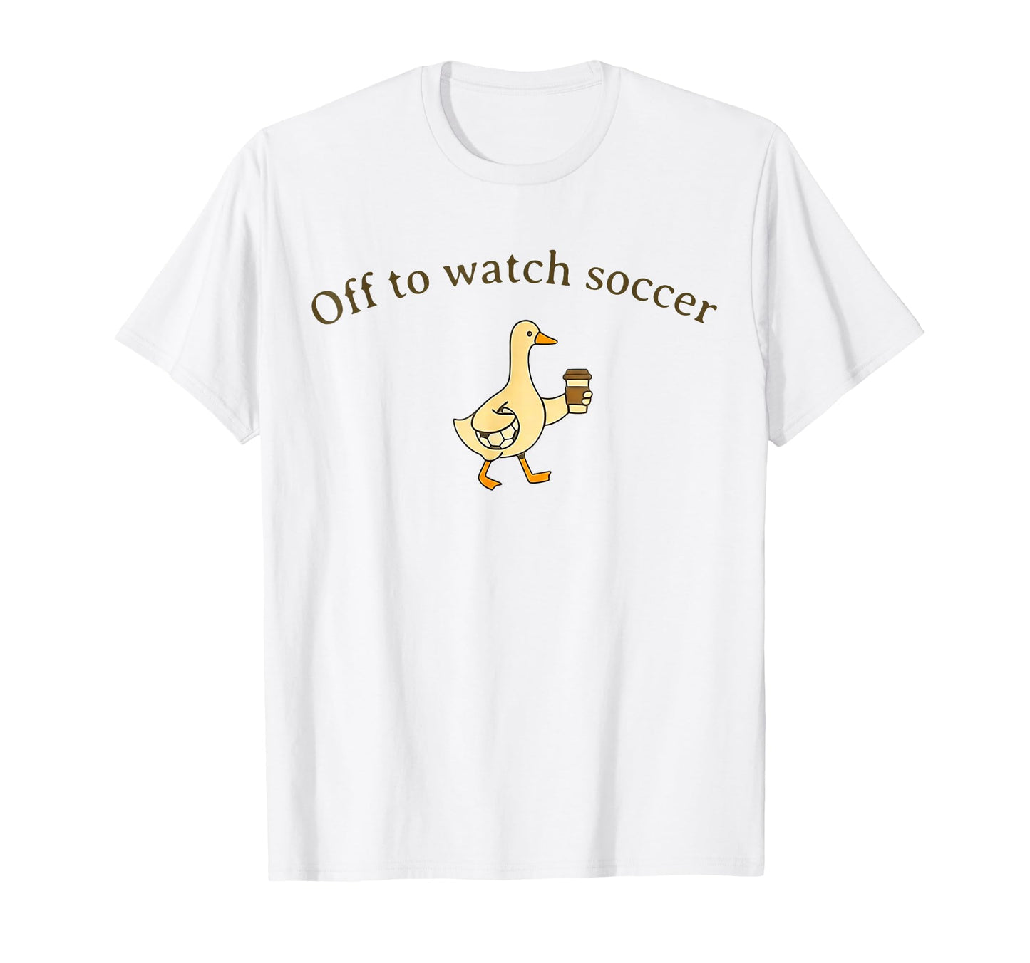 Off To Watch Soccer T Shir T T-Shirt - Minimalist Print Men Women - T-Shirt, Sweatshirt, Hoodie