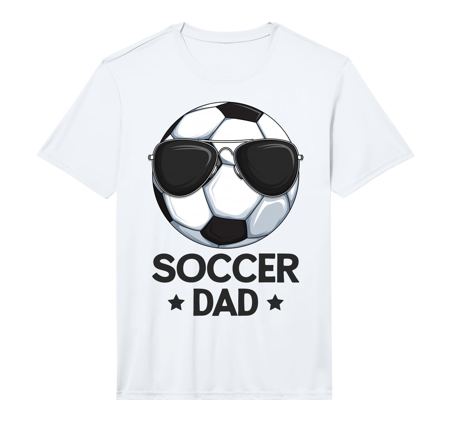 Mens Soccer Dad Futbol Performance T-Shirt - Graphic Print Unisex - T-Shirt, Sweatshirt, Hoodie