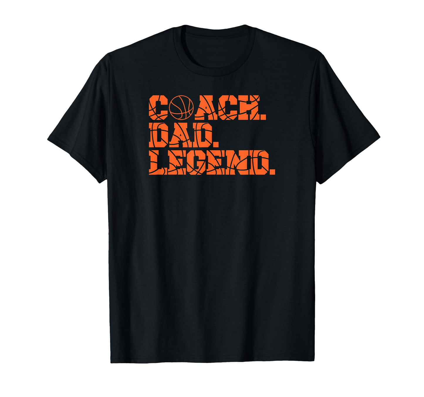 Funny Basketball Coach Dad Legend T-Shirt - Minimalist Print for Adults - T-Shirt, Sweatshirt, Hoodie