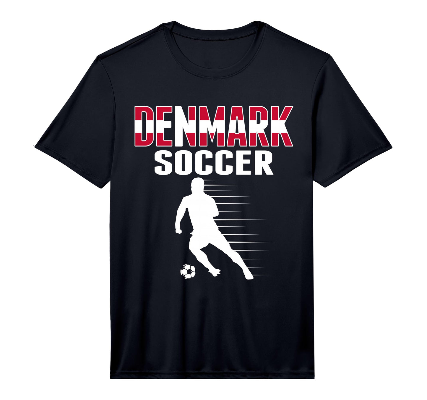 Denmark Soccer Fans Jersey Proud Danish T-Shirt - Trendy Graphic Men Women - T-Shirt, Sweatshirt, Hoodie
