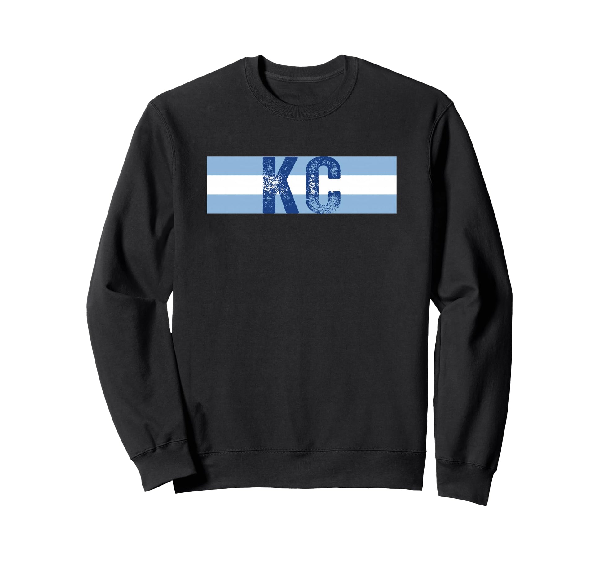 Kc 2 Letters Kansas City Kc Blue Sweatshirt - Unique Graphic Unisex - T-Shirt, Sweatshirt, Hoodie