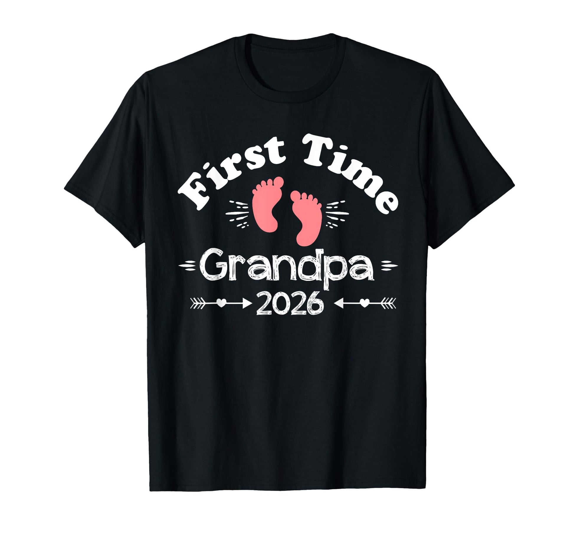 First Time Grandpa 2026 Grandpa Family T-Shirt - Minimalist Print Unisex - T-Shirt, Sweatshirt, Hoodie