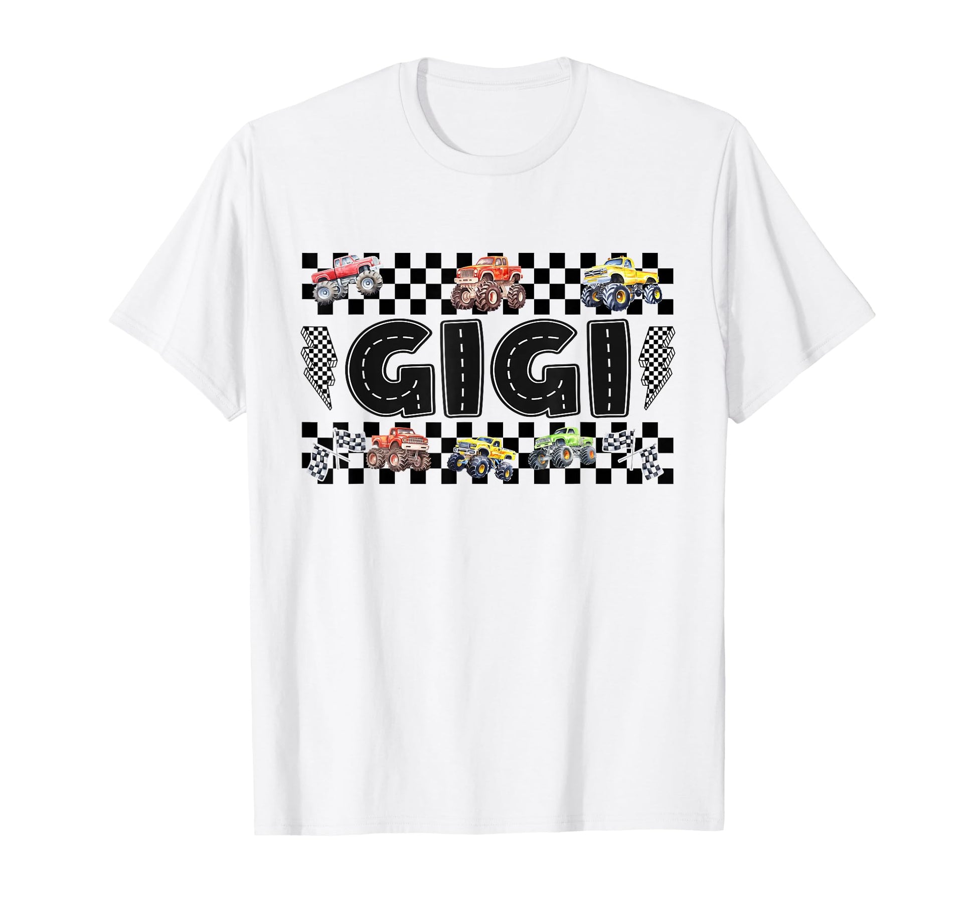Gigi Monster Truck Family Crew T-Shirt - Streetwear Style for Adults - T-Shirt, Sweatshirt, Hoodie