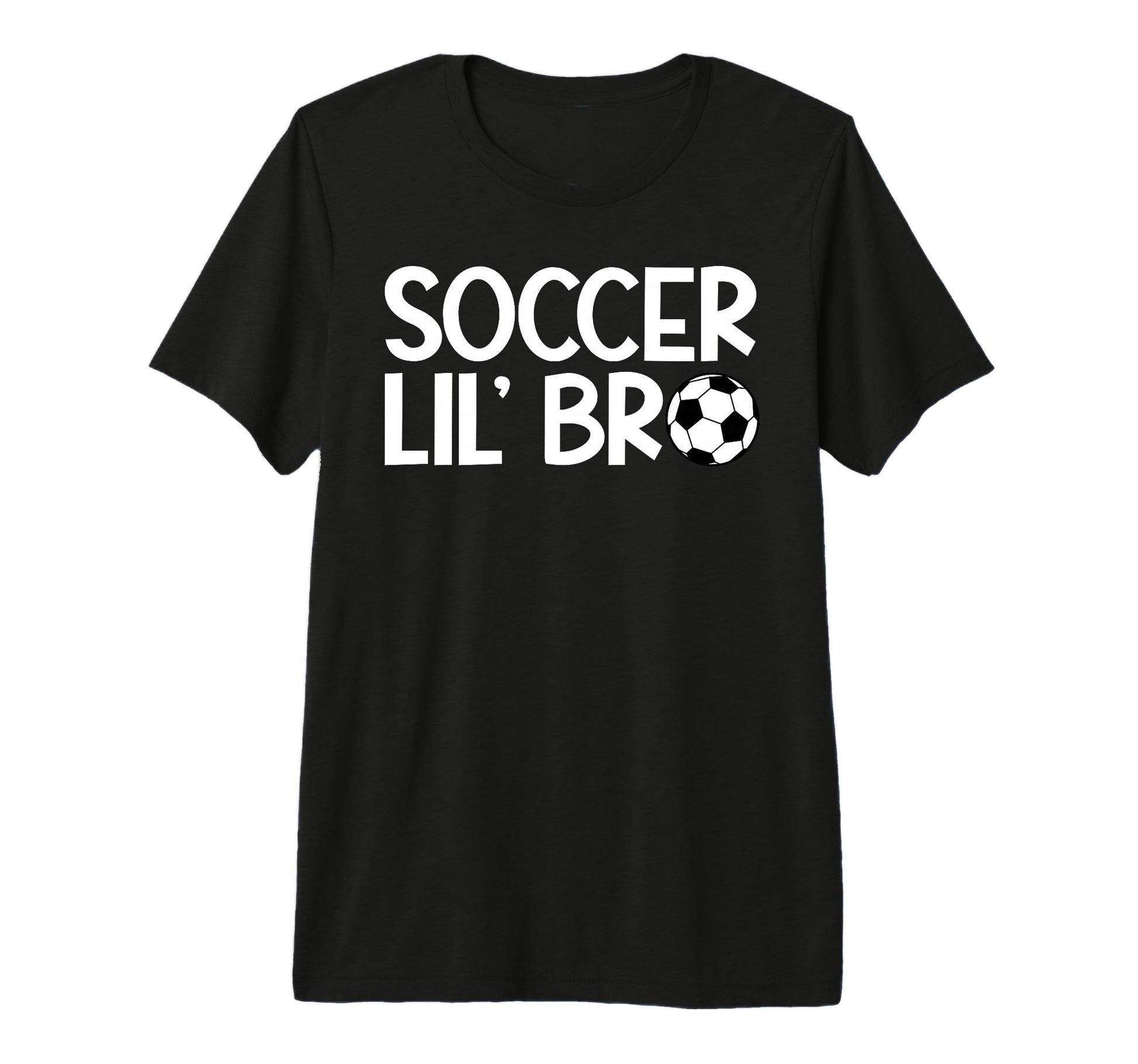 Lil Bro Soccer Brother Soccer Player T-Shirt - Trendy Graphic for Adults - T-Shirt, Sweatshirt, Hoodie