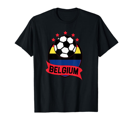 Belgium Belgian Soccer Team Soccer Cup T-Shirt - Unique Graphic Men Women - T-Shirt, Sweatshirt, Hoodie