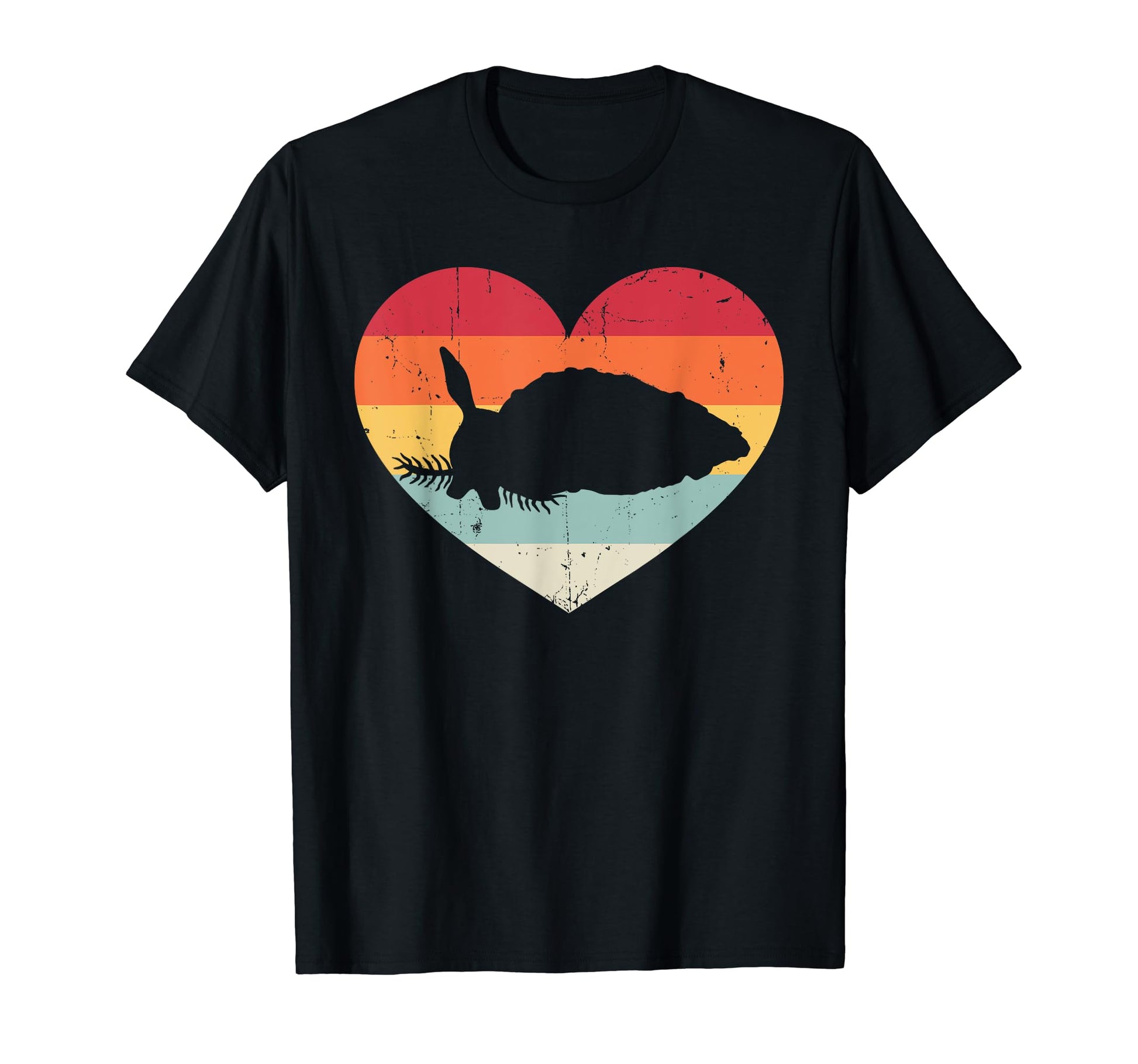 Sea Slug Nudibranch Fan Heart T-Shirt - Minimalist Print for Adults - T-Shirt, Sweatshirt, Hoodie
