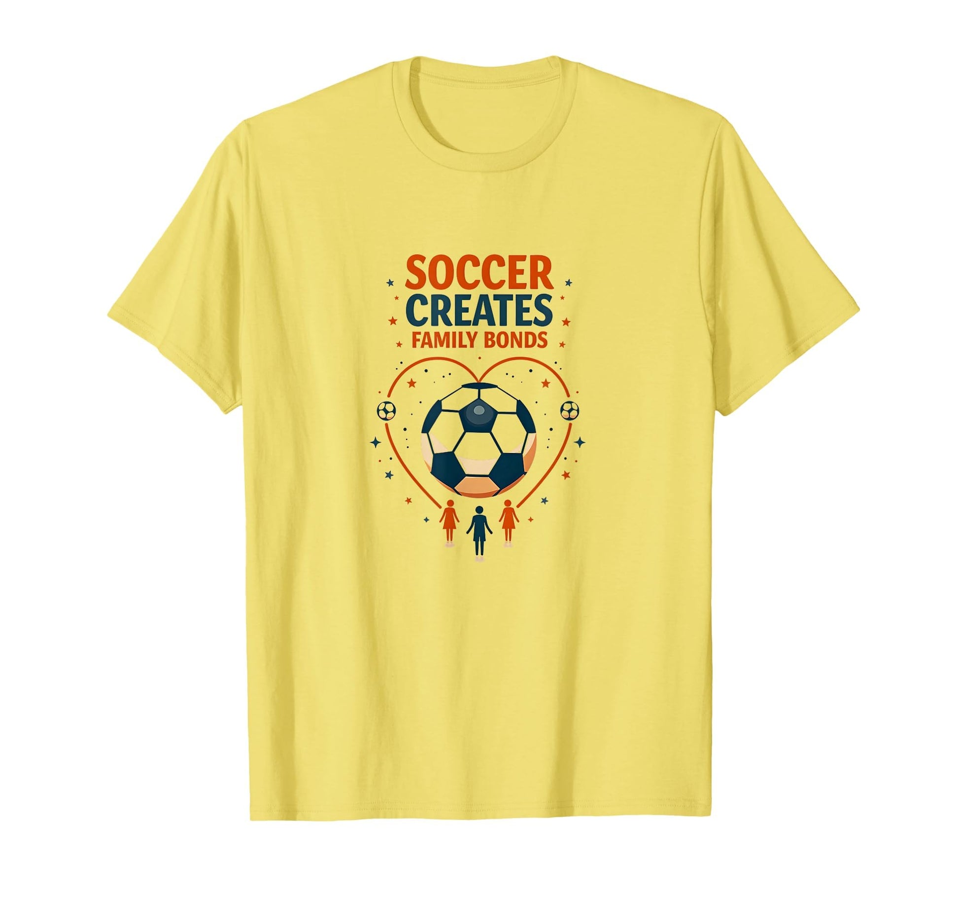 Soccer Creates Family Bonds Athletic T-Shirt - Novelty Apparel Men Women - T-Shirt, Sweatshirt, Hoodie