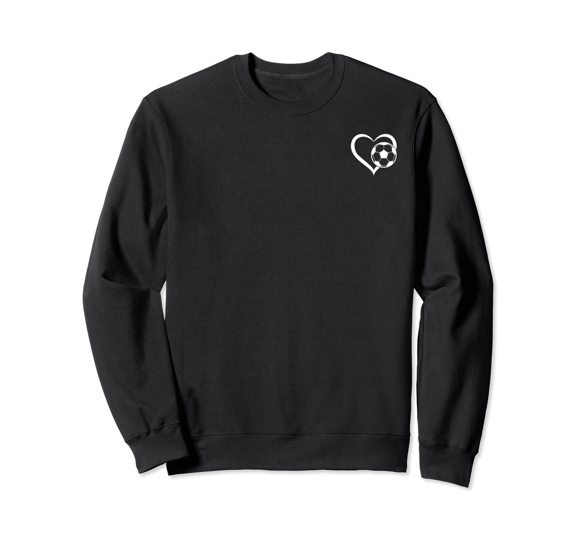 Soccer Player Soccer Heart Sweatshirt - Casual Everyday Wear for Adults - T-Shirt, Sweatshirt, Hoodie
