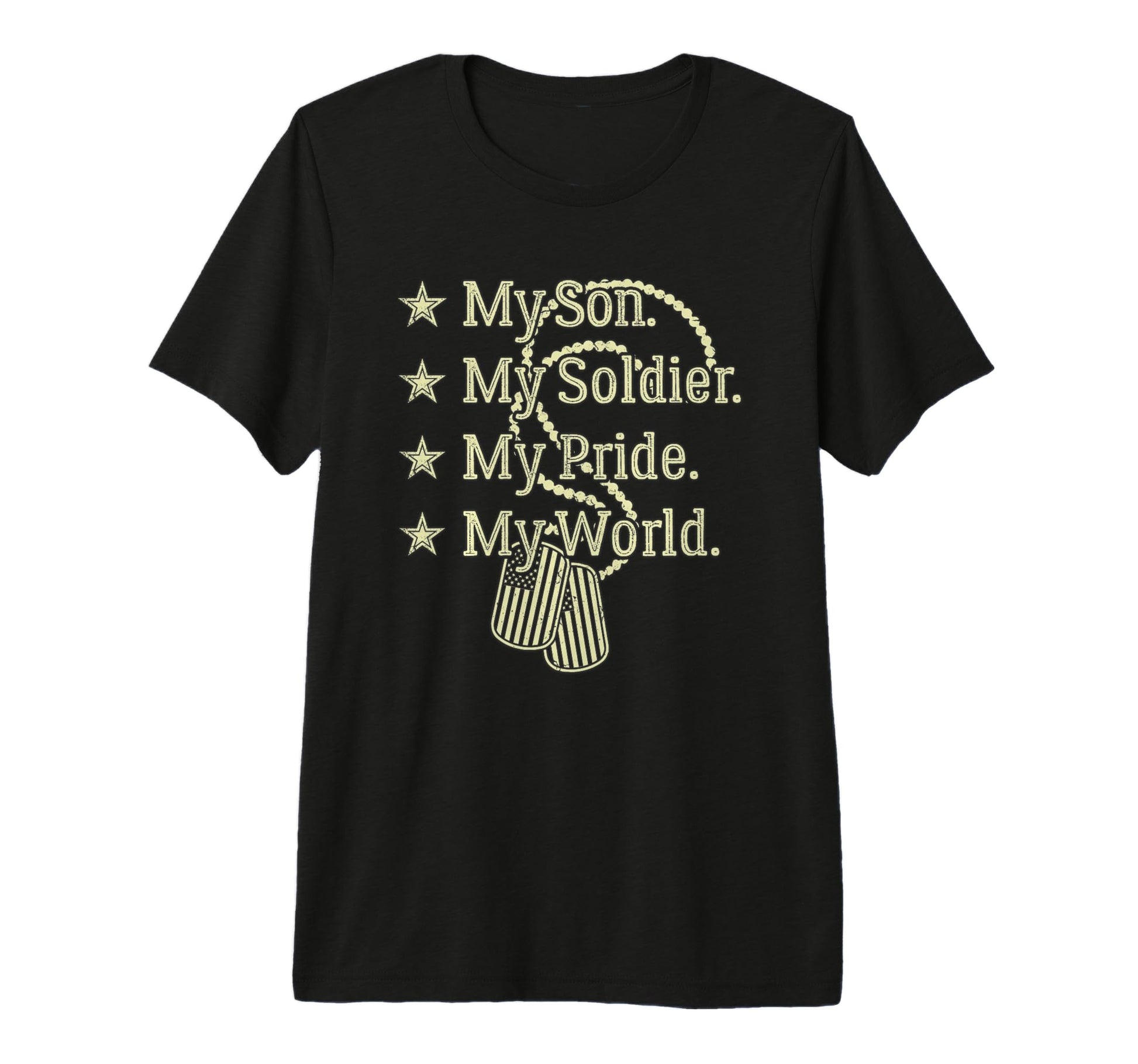 My Son Is Soldier Hero Proud Military T-Shirt - Trendy Graphic for Adults - T-Shirt, Sweatshirt, Hoodie