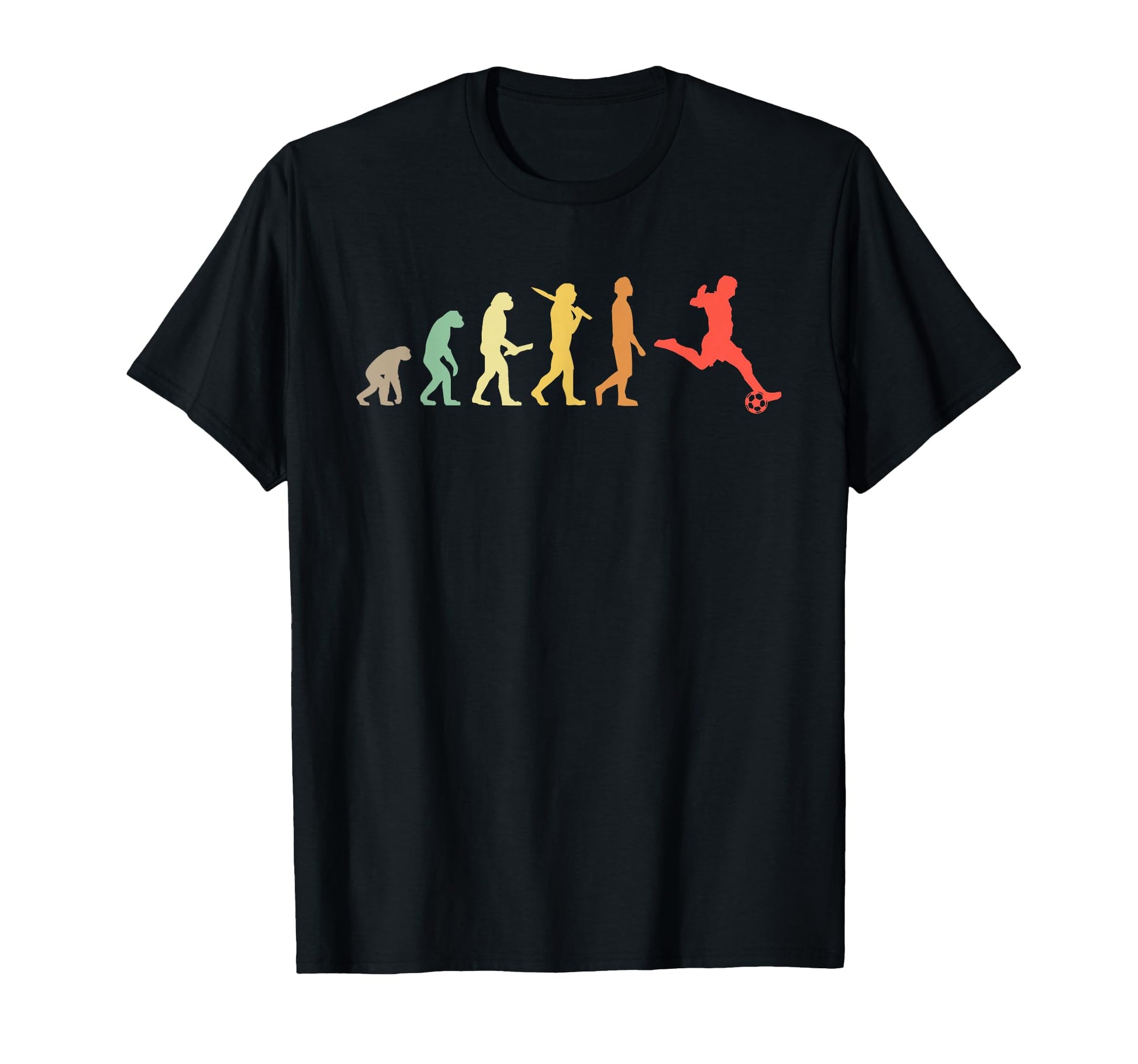 Soccer Evolution Soccer Player T-Shirt - Novelty Apparel for Adults - T-Shirt, Sweatshirt, Hoodie