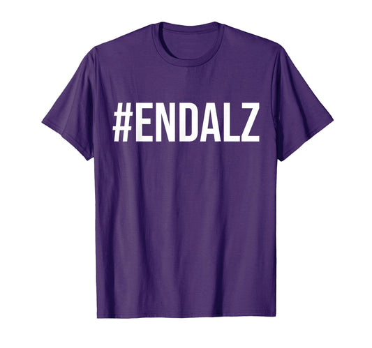 Alzheimers Awareness Purple Ribbon T-Shirt - Unique Graphic Men Women - T-Shirt, Sweatshirt, Hoodie