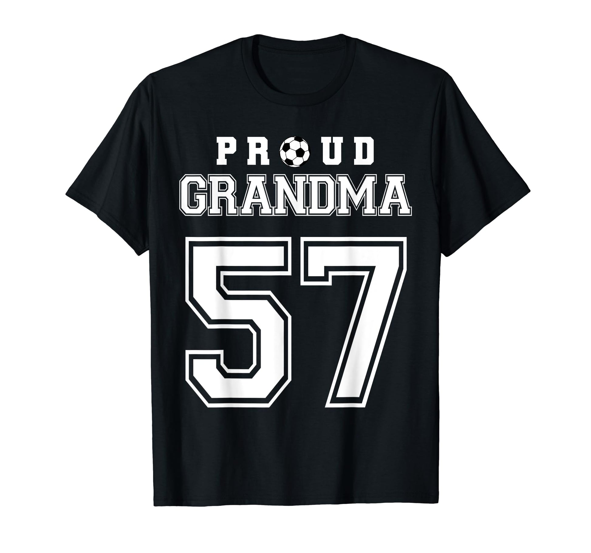 Number 57 Custom Proud Soccer Futbol T-Shirt - Fun Novelty Design Unisex - T-Shirt, Sweatshirt, Hoodie