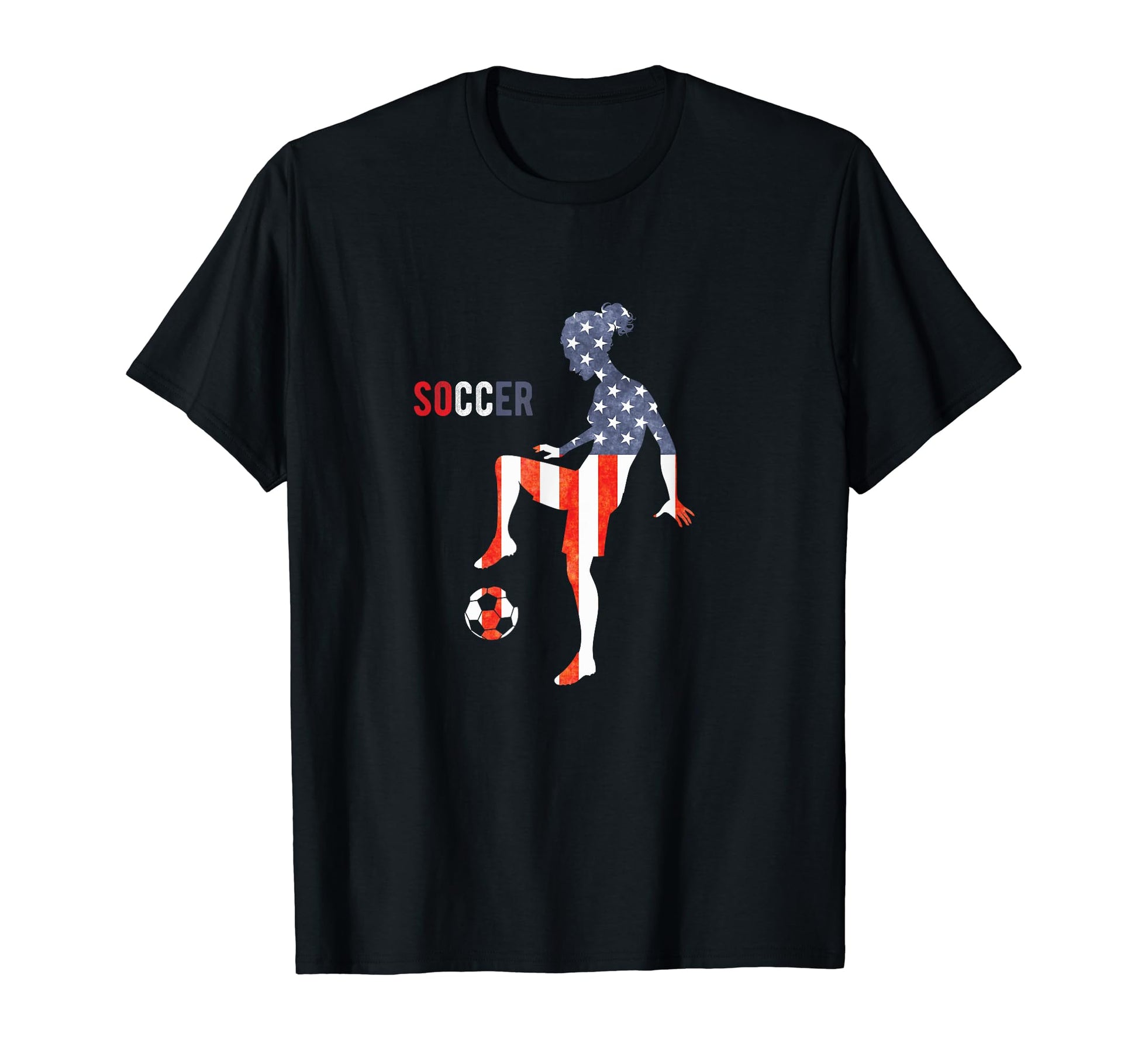 Patriotic Soccer T-Shirt - Unique Graphic Unisex - T-Shirt, Sweatshirt, Hoodie