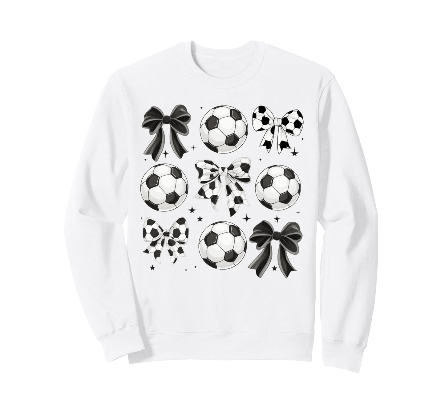 Soccer Coquette Mom Preppy Soccer Sweatshirt - Casual Everyday Wear Unisex - T-Shirt, Sweatshirt, Hoodie