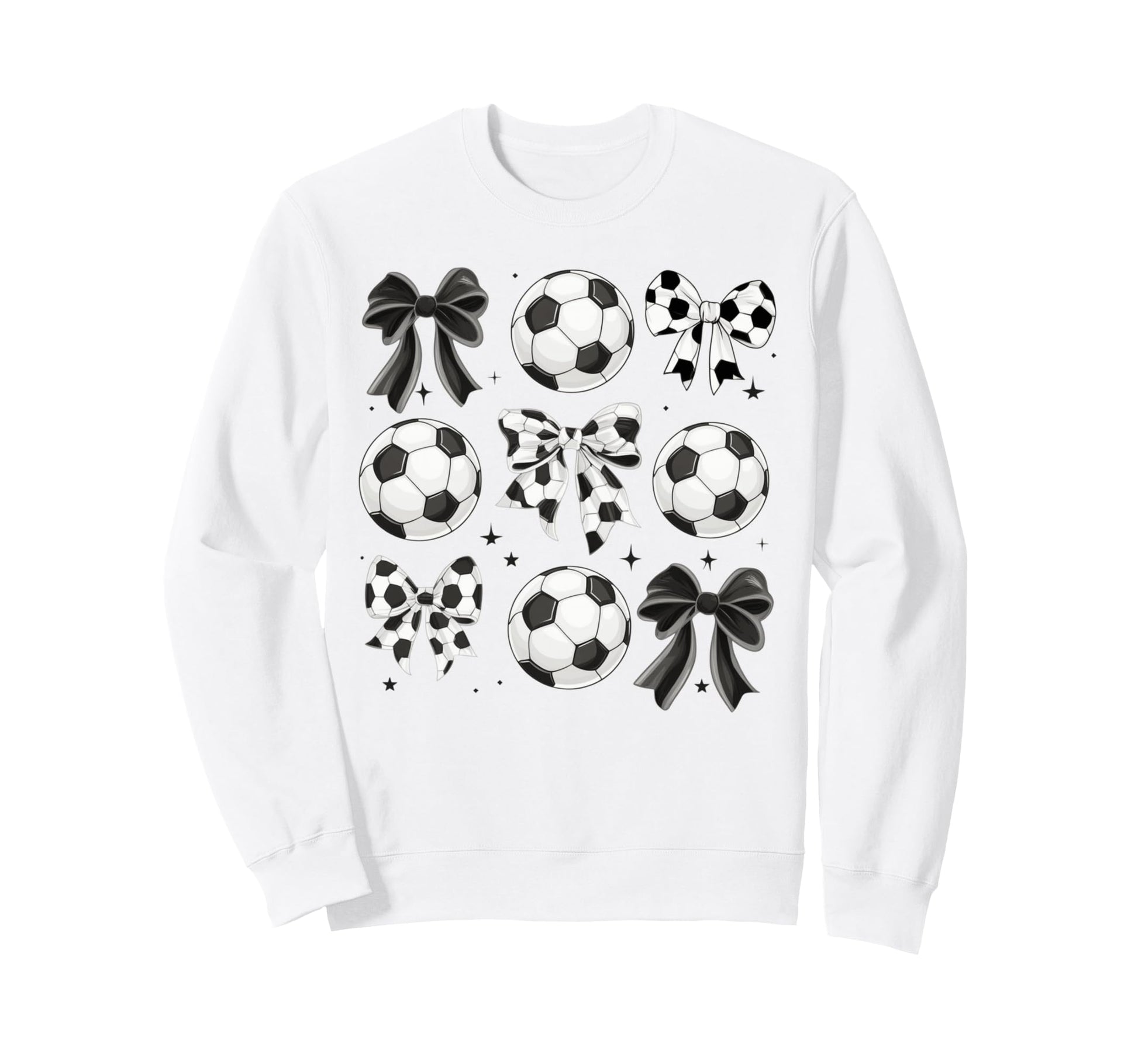 Soccer Coquette Mom Preppy Soccer Sweatshirt - Casual Everyday Wear Unisex - T-Shirt, Sweatshirt, Hoodie