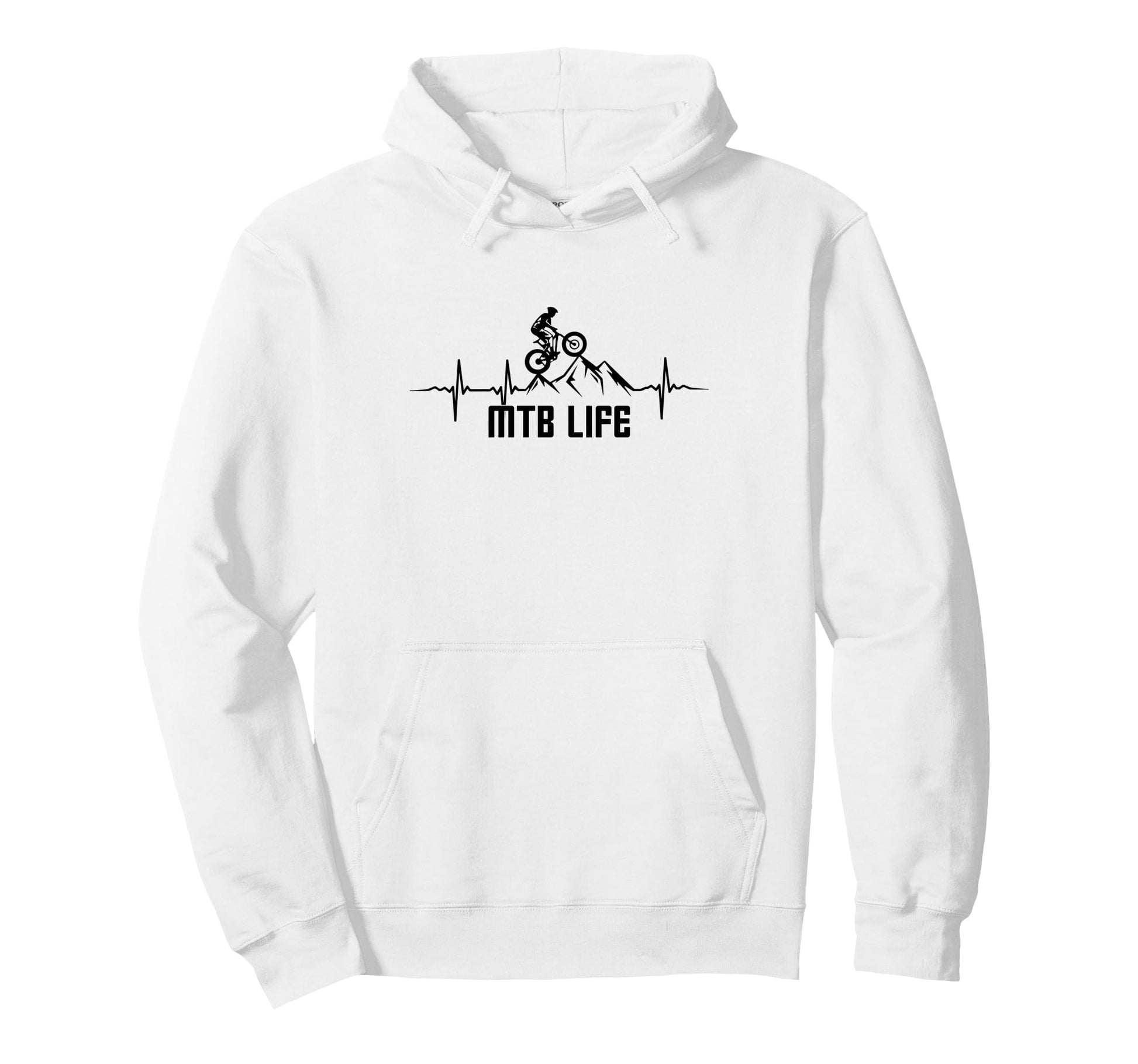 Mtb Life Cycling Sport Mountain Biker Hoodie - Trendy Graphic Men Women - T-Shirt, Sweatshirt, Hoodie