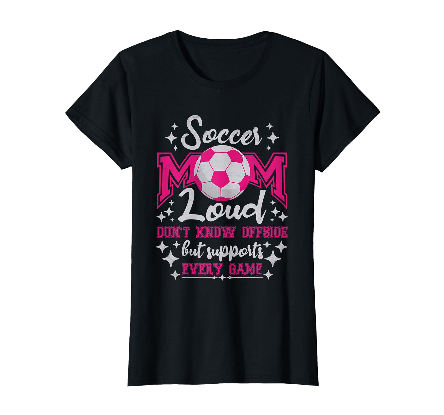 Mom Supports Every Game Offside Football T-Shirt - Novelty Apparel Unisex - T-Shirt, Sweatshirt, Hoodie
