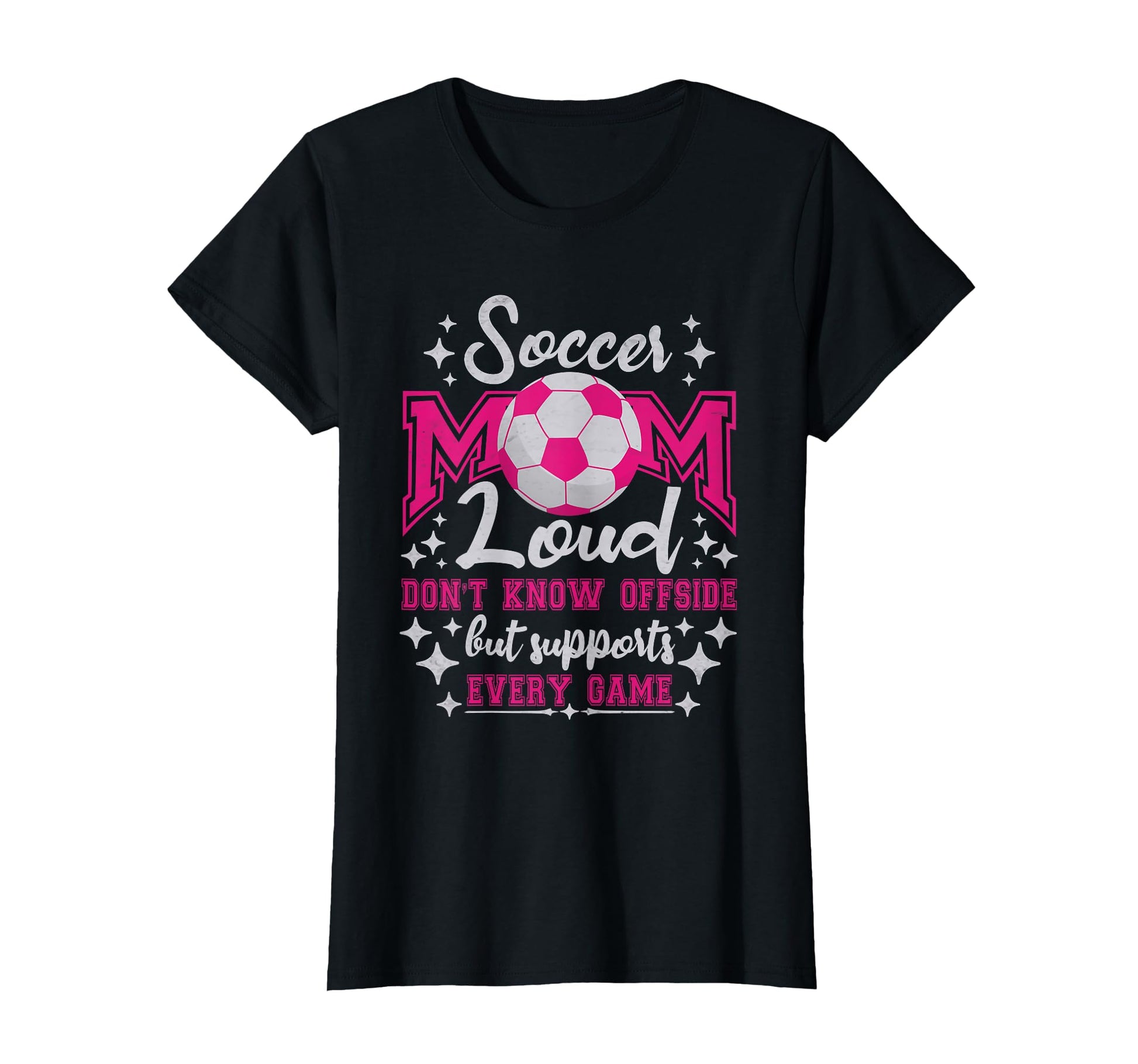 Mom Supports Every Game Offside Football T-Shirt - Novelty Apparel Unisex - T-Shirt, Sweatshirt, Hoodie