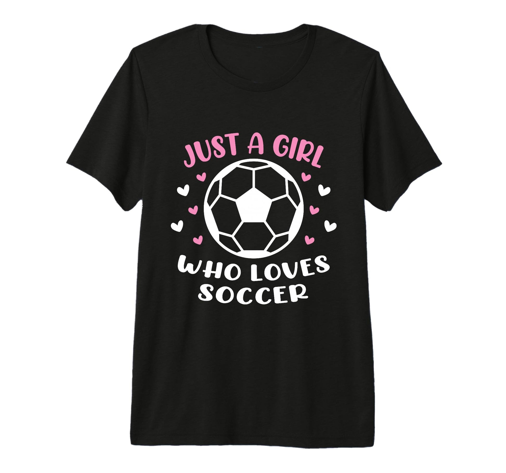 Just Who Loves Soccer Funny Sayings T-Shirt - Graphic Print Men Women - T-Shirt, Sweatshirt, Hoodie