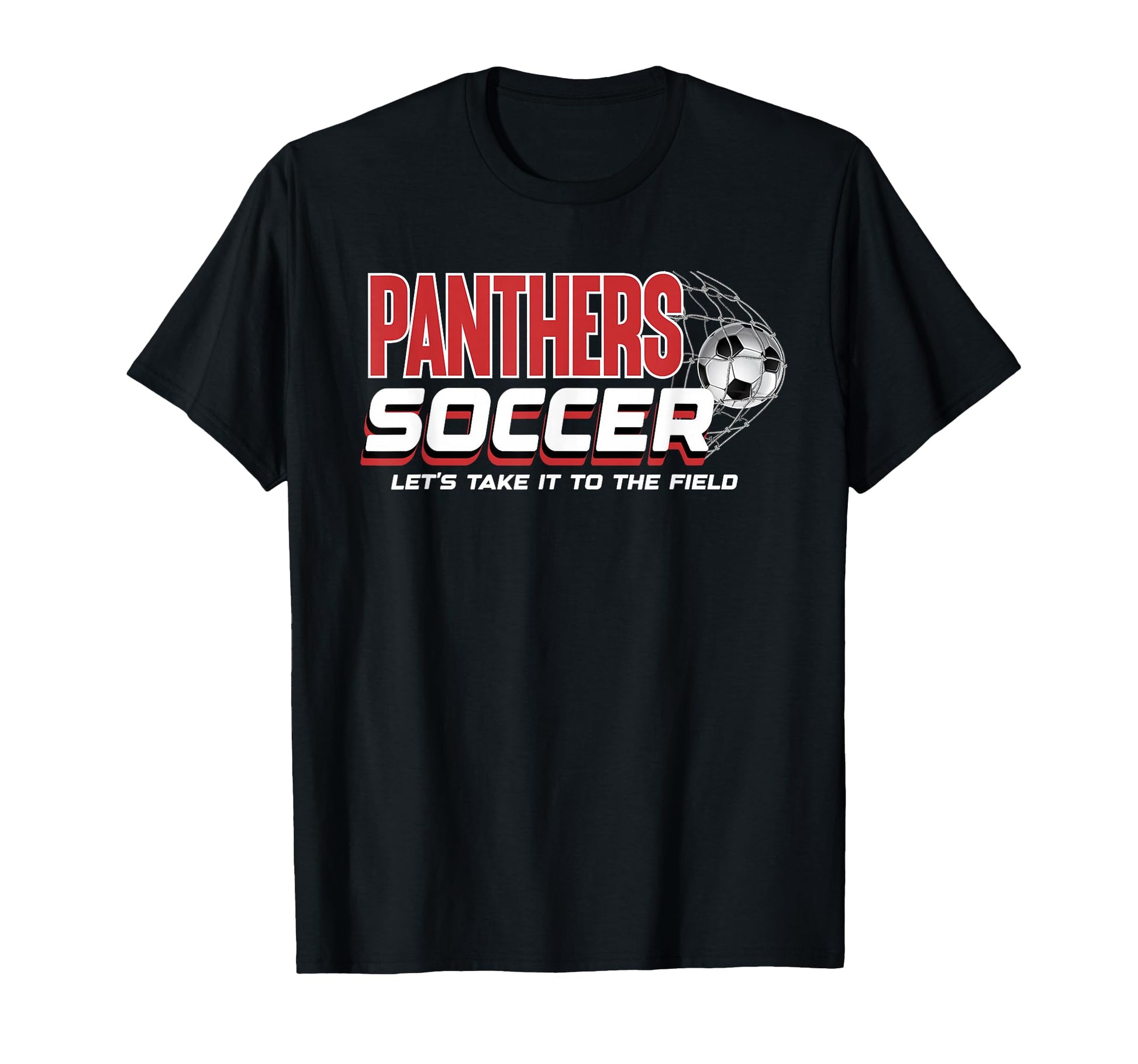 Red Panthers Soccer Mom Game Day Sports T-Shirt - Streetwear Style Unisex - T-Shirt, Sweatshirt, Hoodie