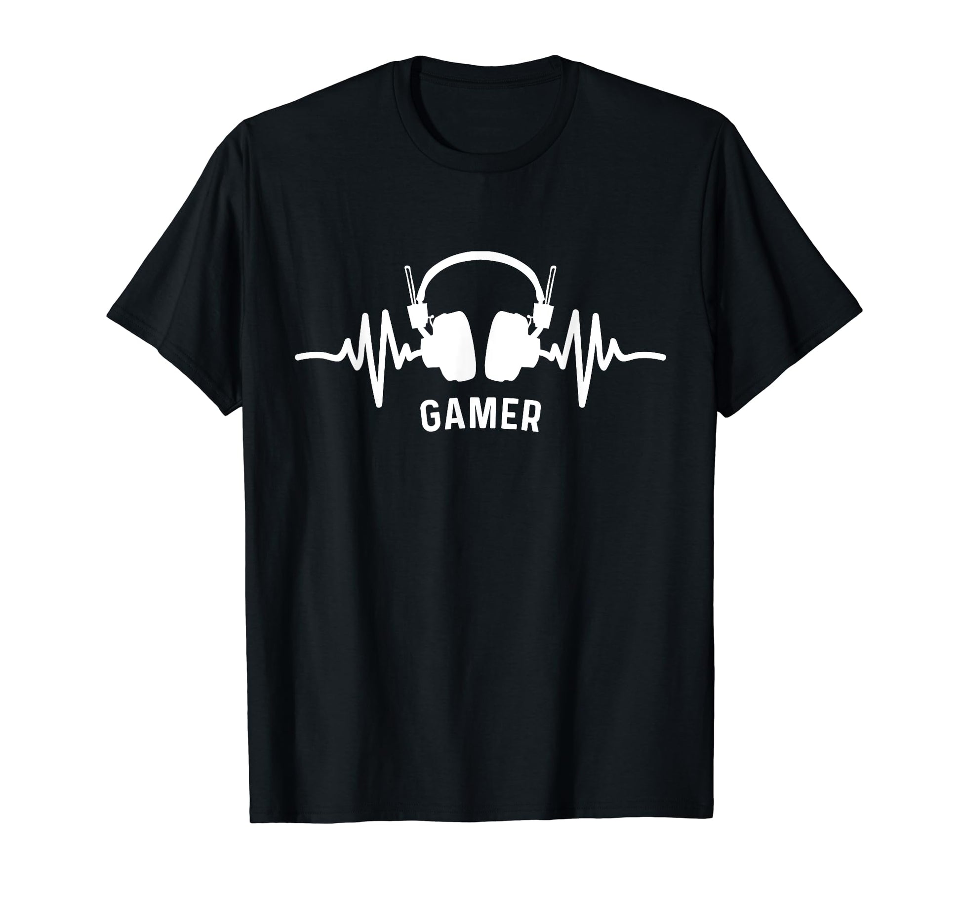 Gamer Heartbeat Headphone Gamer Mom T-Shirt - Novelty Apparel Men Women - T-Shirt, Sweatshirt, Hoodie