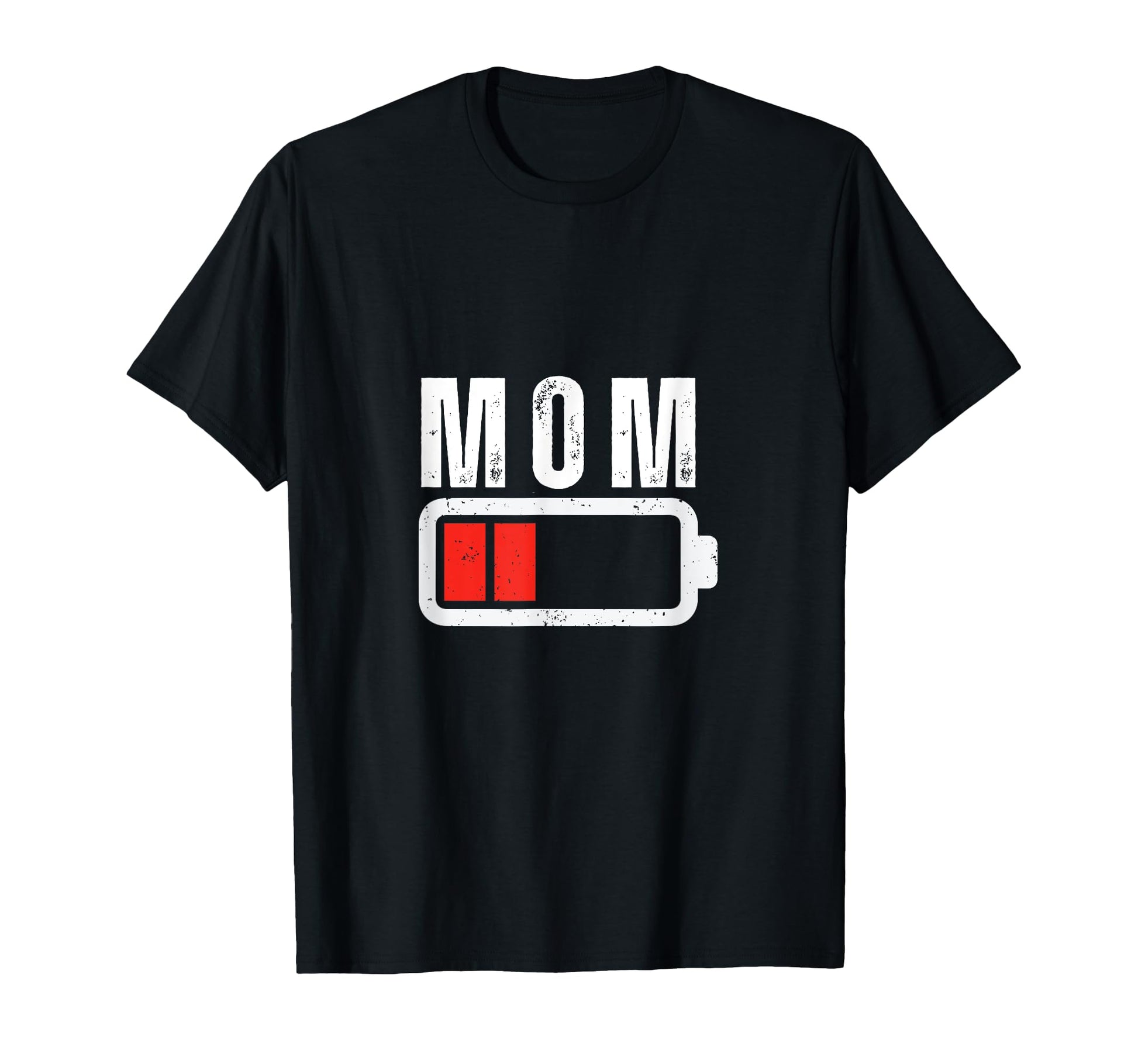 Low Battery Dad Mom Low Battery Drained T-Shirt - Graphic Print Unisex - T-Shirt, Sweatshirt, Hoodie