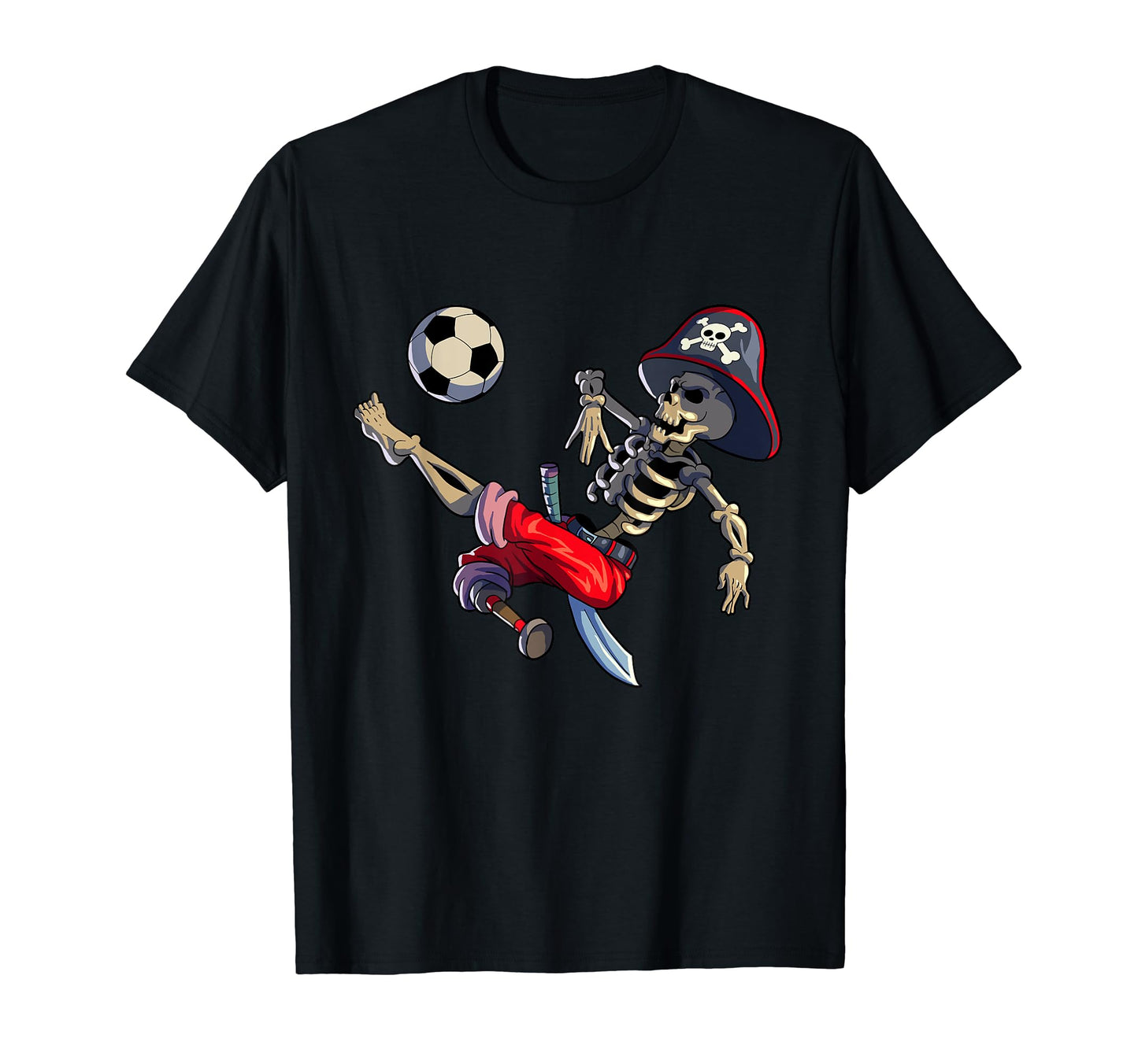 Soccer Skeleton Halloween Soccer T-Shirt - Minimalist Print Men Women - T-Shirt, Sweatshirt, Hoodie