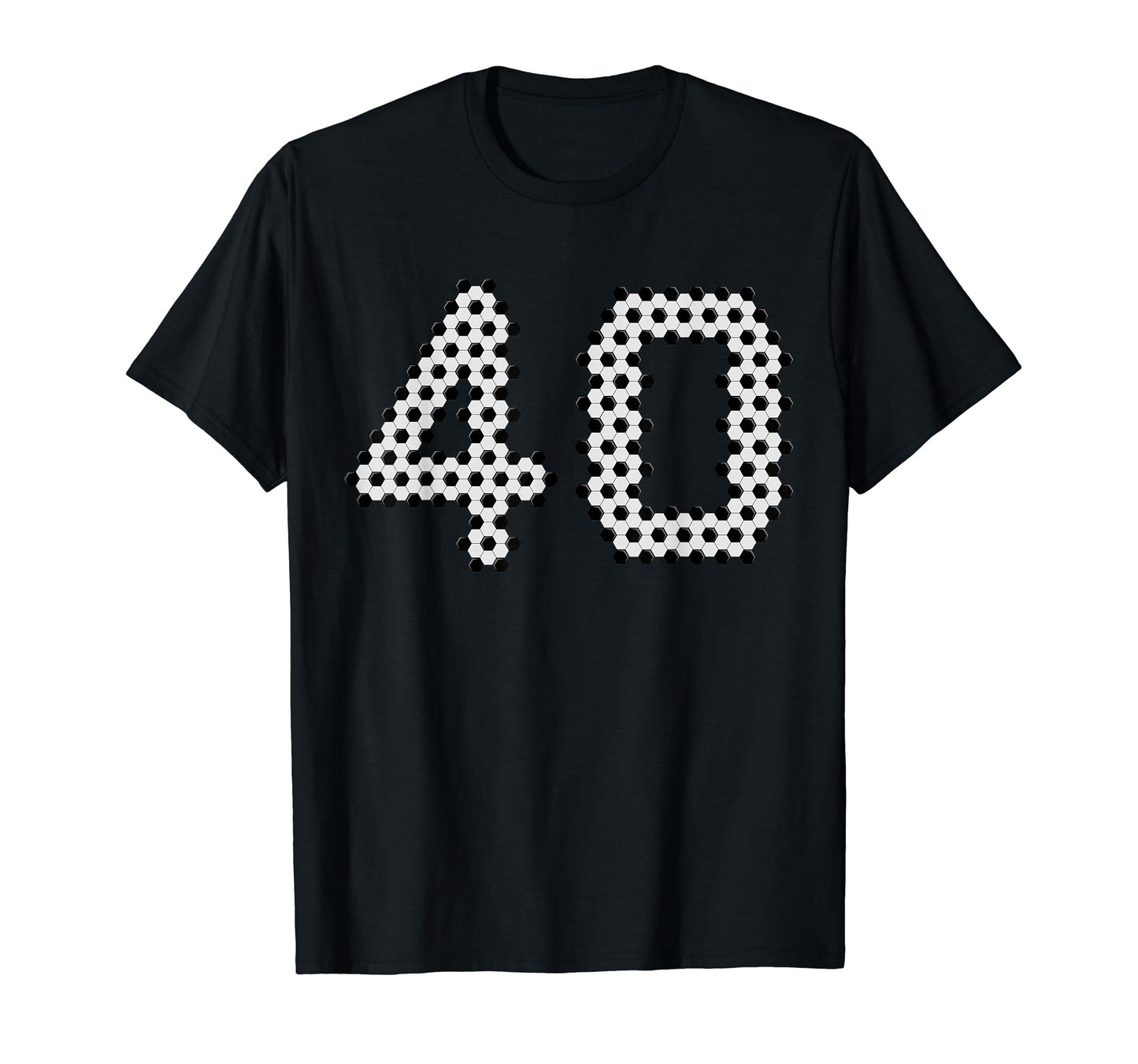 Fun 40Th Birthday Soccer Themed 40 Year T-Shirt - Aesthetic Graphic Unisex - T-Shirt, Sweatshirt, Hoodie