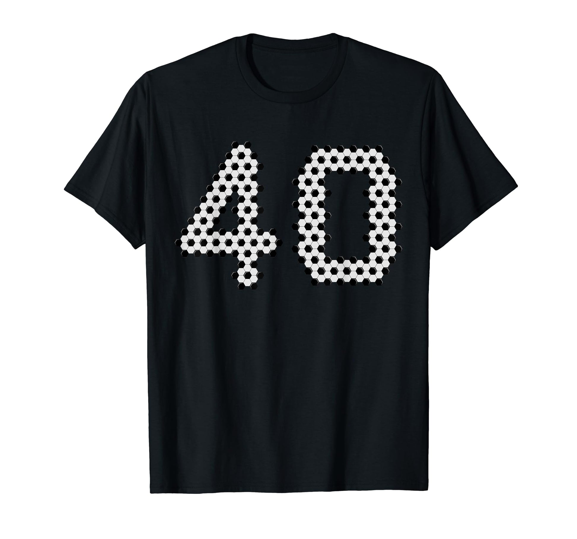 Fun 40Th Birthday Soccer Themed 40 Year T-Shirt - Aesthetic Graphic Unisex - T-Shirt, Sweatshirt, Hoodie