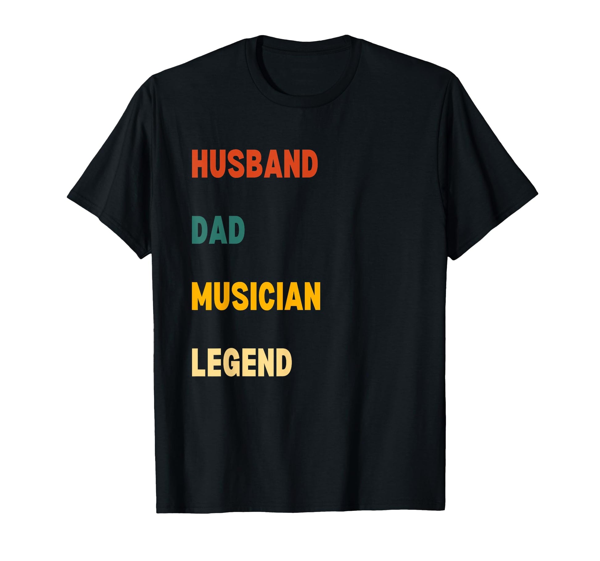 Husband Dad Musician Legend T-Shirt - Minimalist Print for Adults - T-Shirt, Sweatshirt, Hoodie