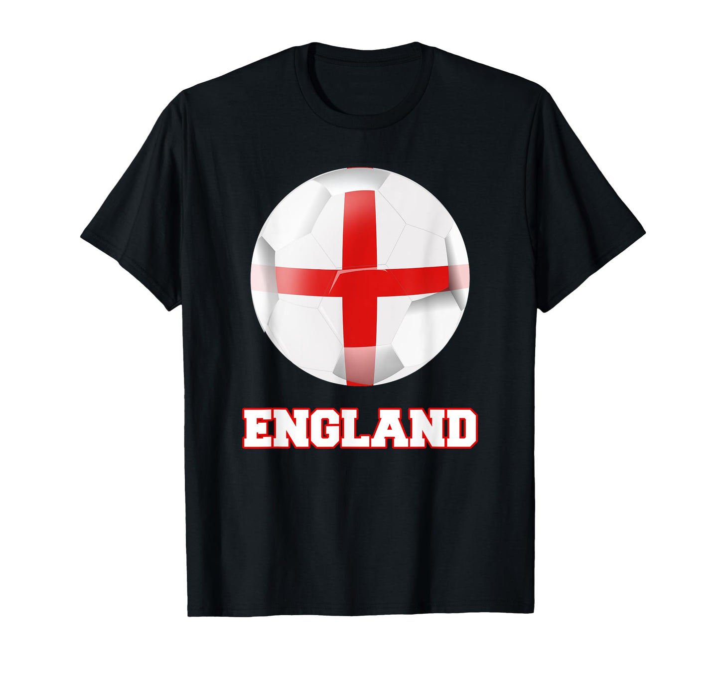 England Soccer English Flag Soccer T-Shirt - Casual Everyday Wear Unisex - T-Shirt, Sweatshirt, Hoodie