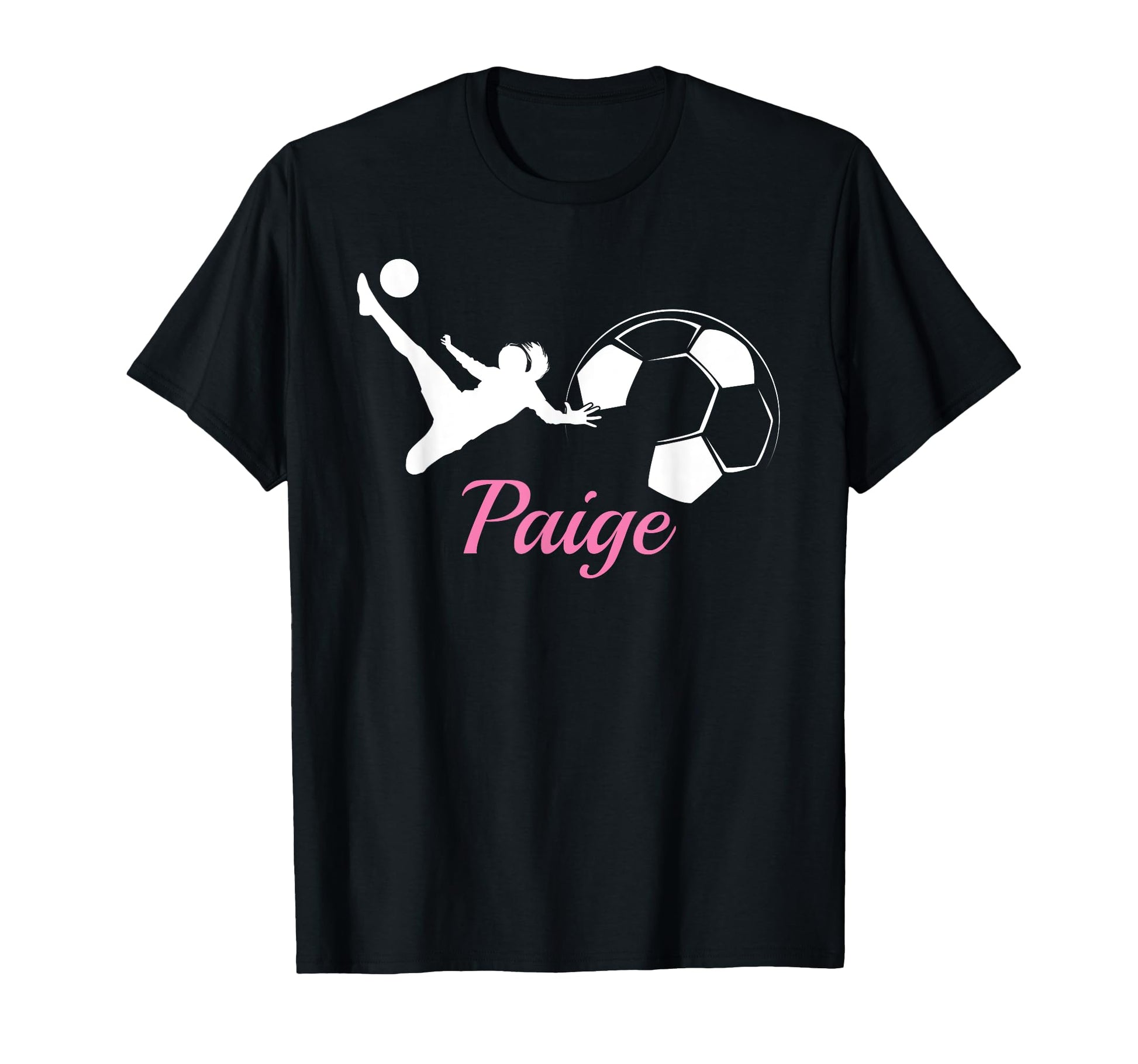 Paige Name Gift Personalized Soccer T-Shirt - Fun Novelty Design Unisex - T-Shirt, Sweatshirt, Hoodie