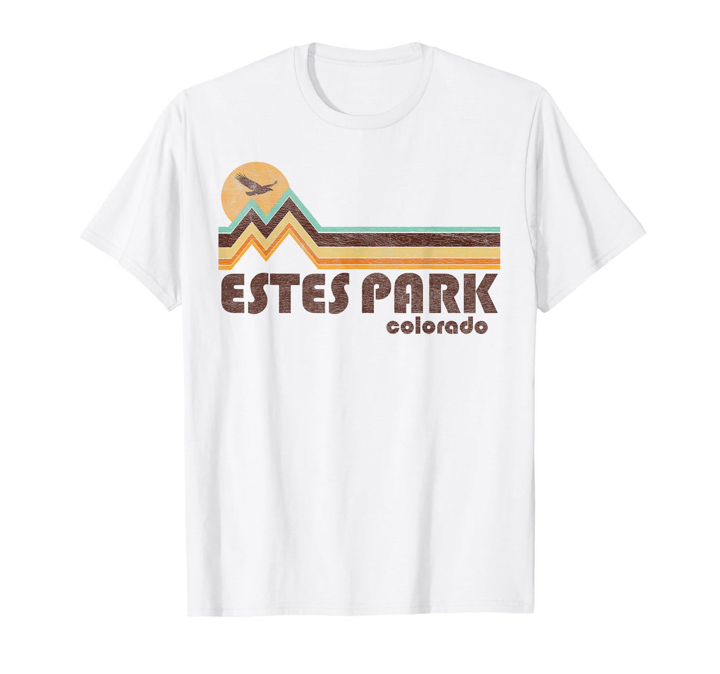 Colorado Estes Park Co 70S 80S T-Shirt - Aesthetic Graphic for Adults - T-Shirt, Sweatshirt, Hoodie