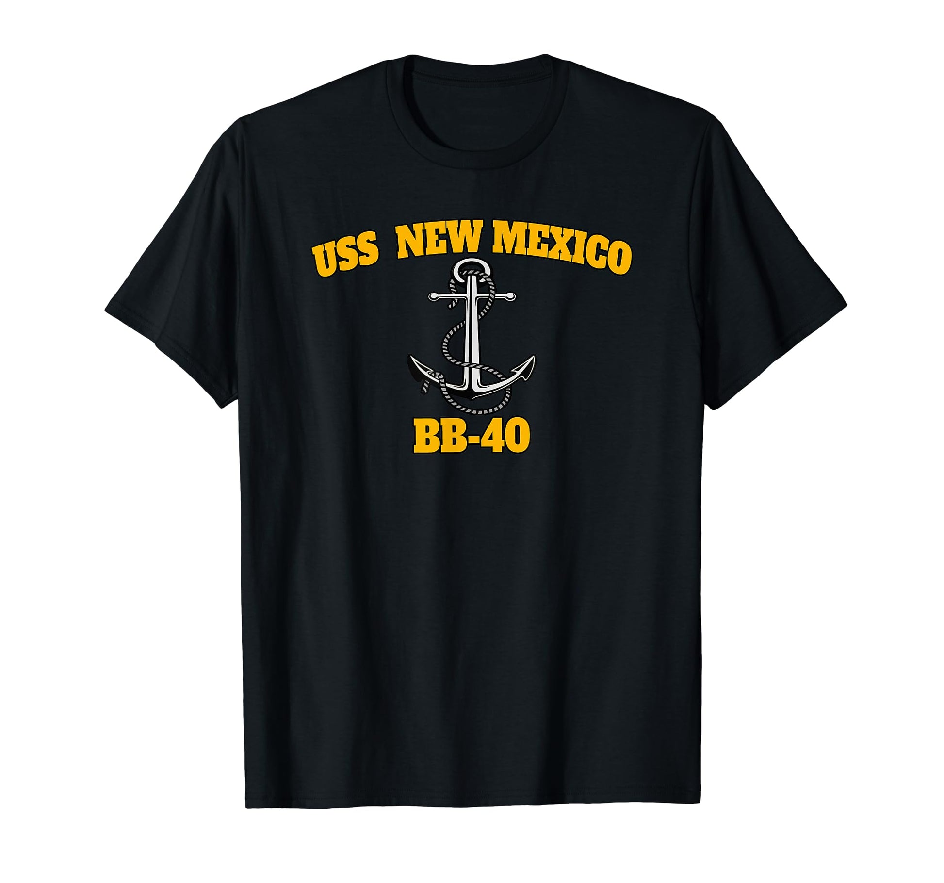 Uss New Mexico Bb 40 Battleship T-Shirt - Trendy Graphic for Adults - T-Shirt, Sweatshirt, Hoodie