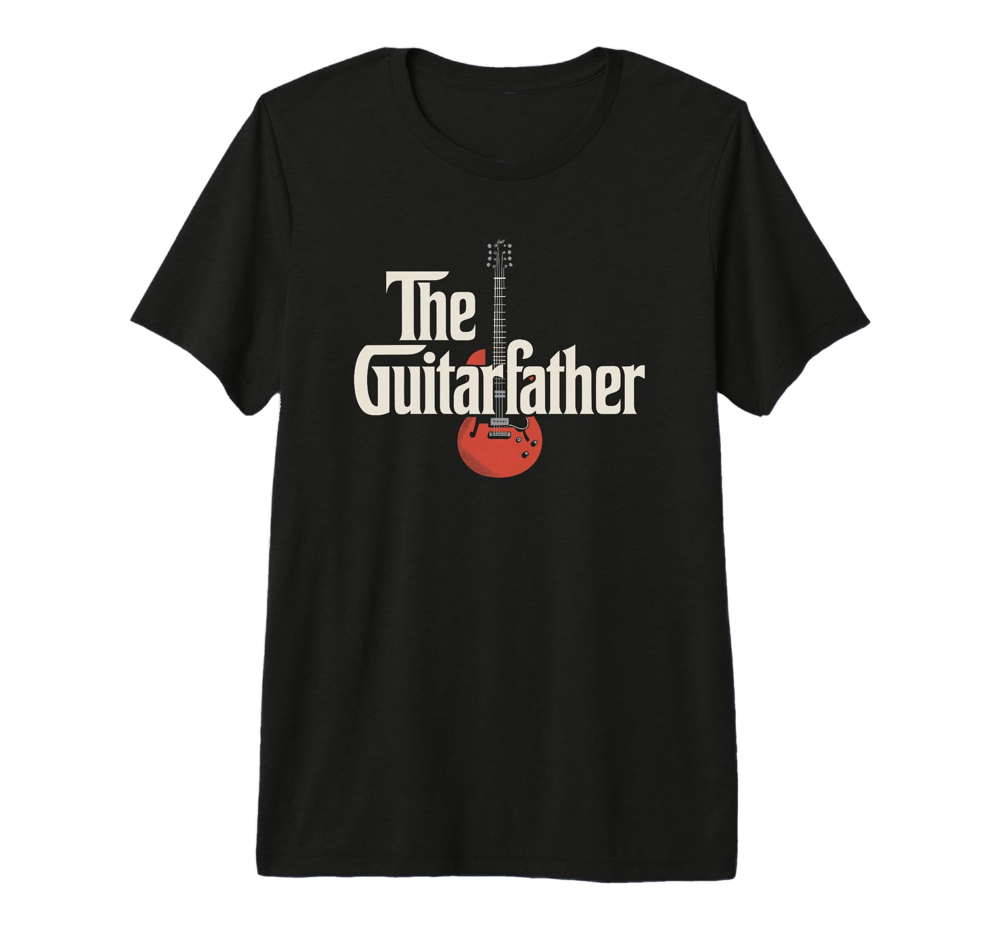 Guitar Father Musician Guitarist Dad T-Shirt - Minimalist Print for Adults - T-Shirt, Sweatshirt, Hoodie
