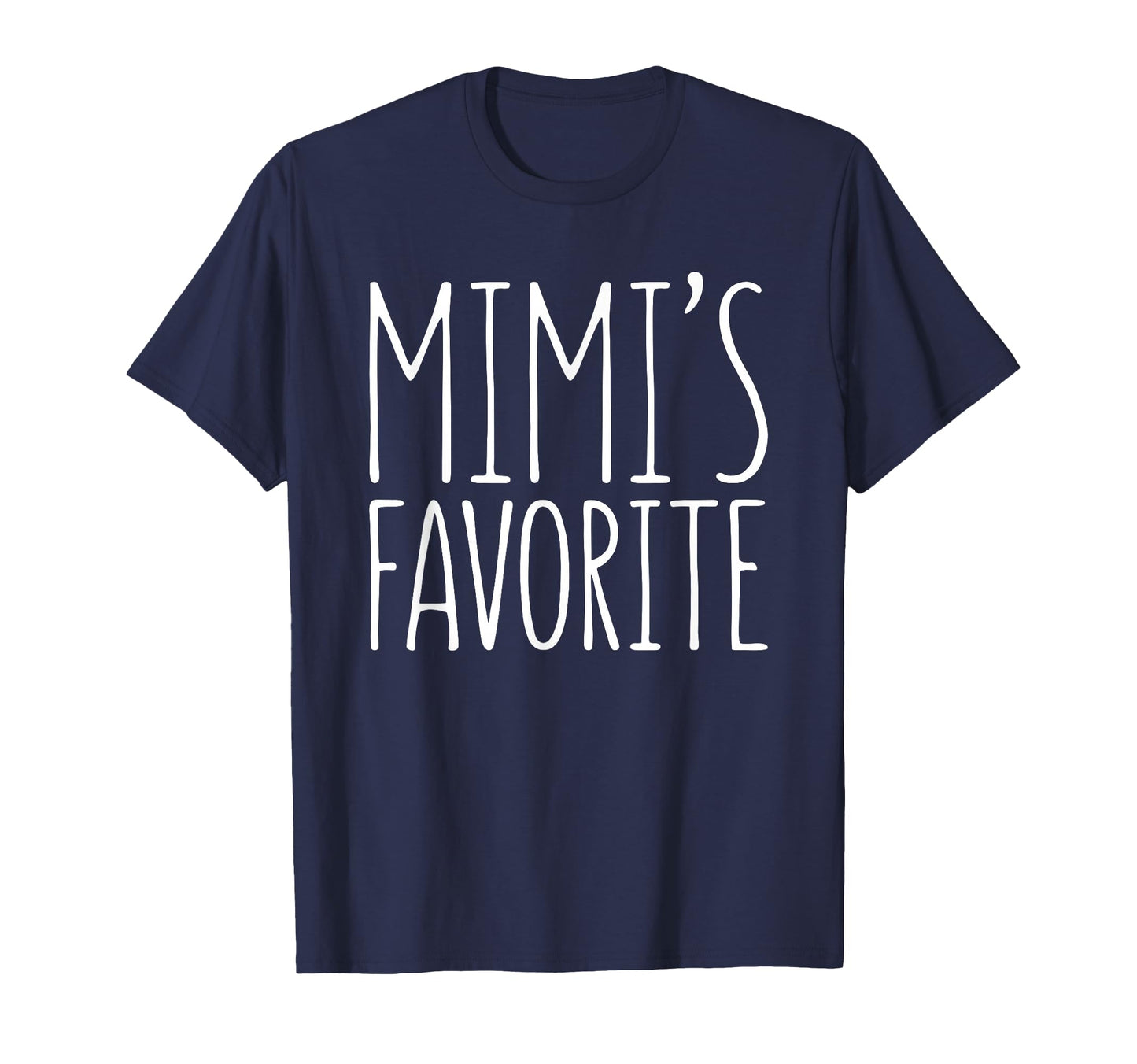 Mimis Favorite Grandchild Grandson T-Shirt - Minimalist Print for Adults - T-Shirt, Sweatshirt, Hoodie