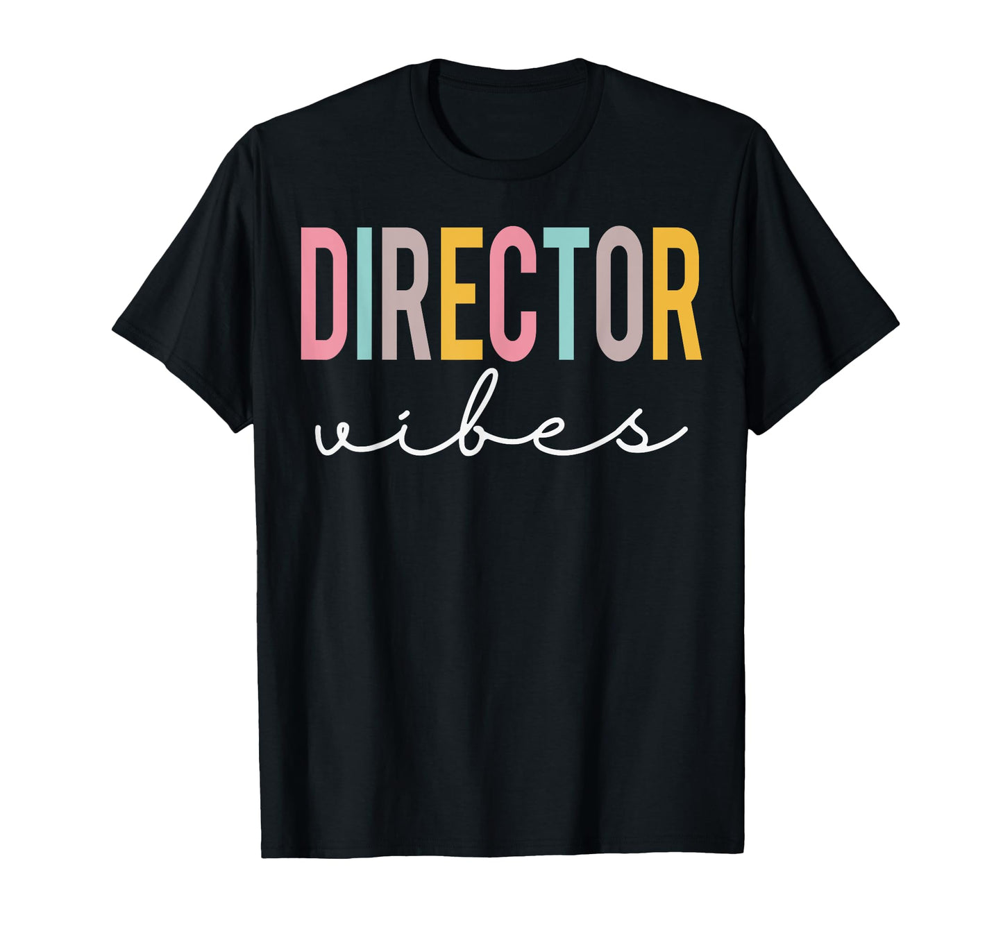 Director Vibes Colorful Appreciation T-Shirt - Aesthetic Graphic Men Women - T-Shirt, Sweatshirt, Hoodie